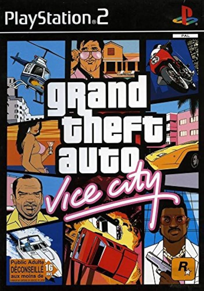 Grand Theft Auto GTA Vice City - PlayStation 2 (PS2)
