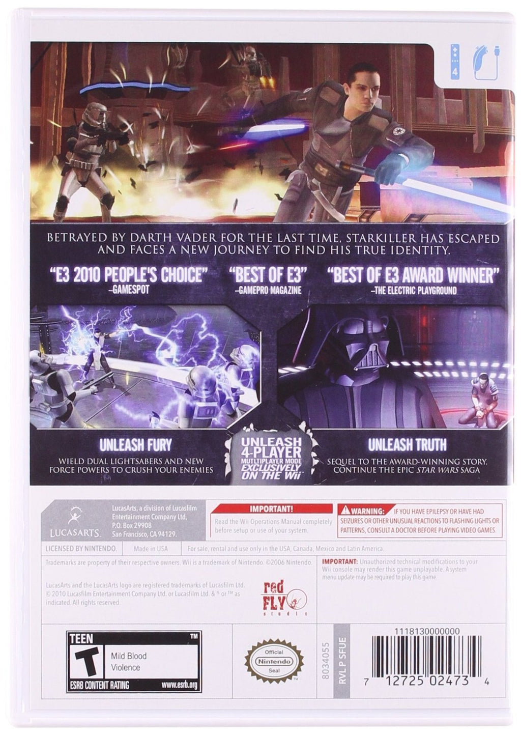 Star Wars: The Force Unleashed II Wii