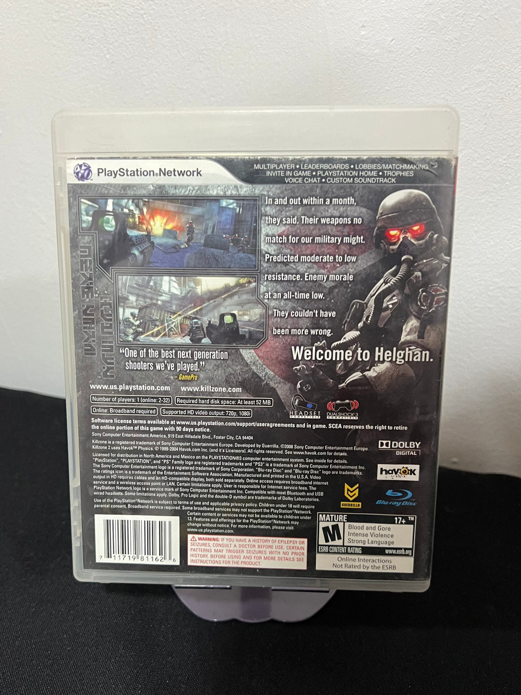 Killzone 2 completo con su manual - PS3