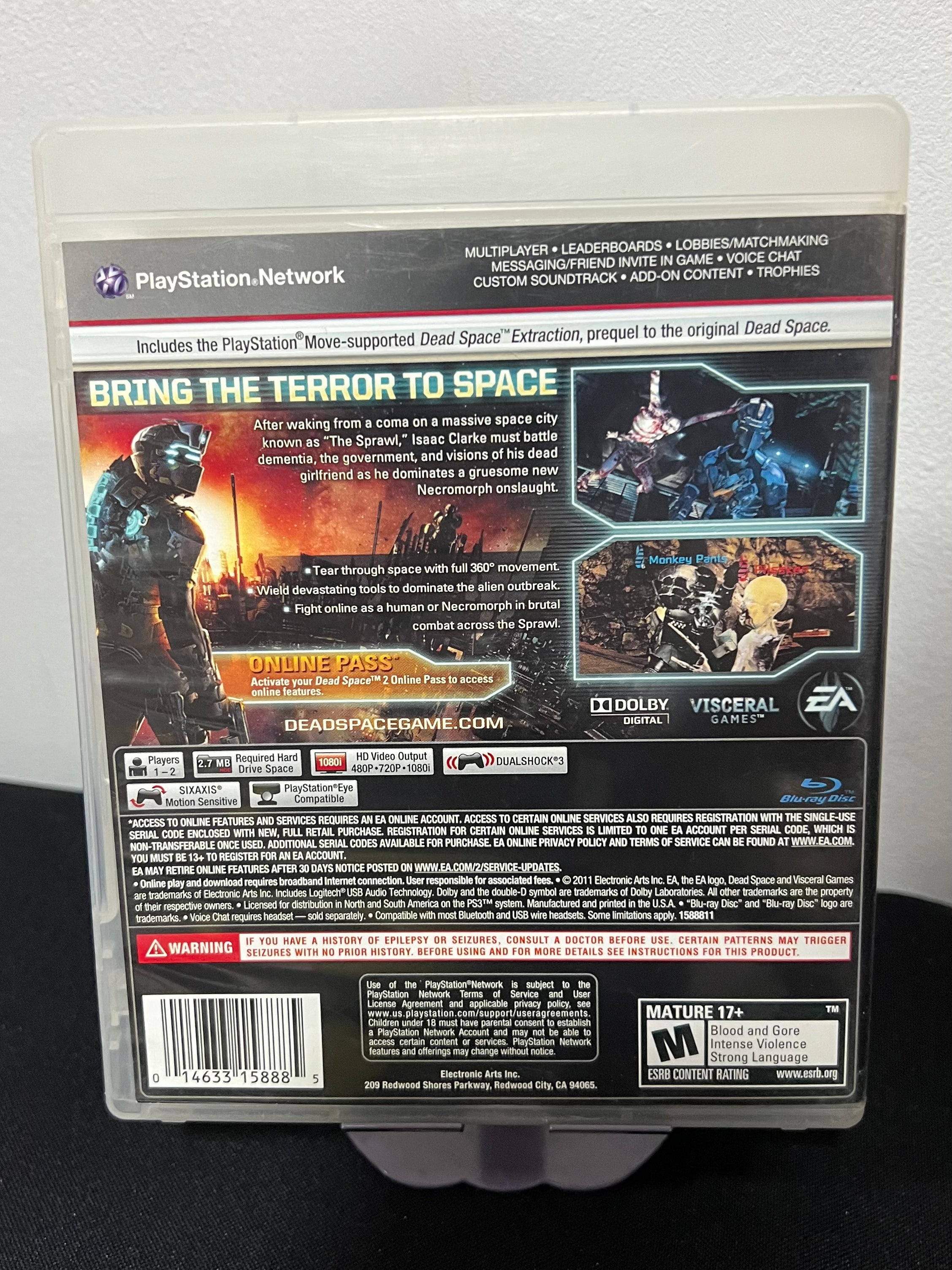 Dead Space 2 Limited Edition completo con su manual y sus complementos - PS3
