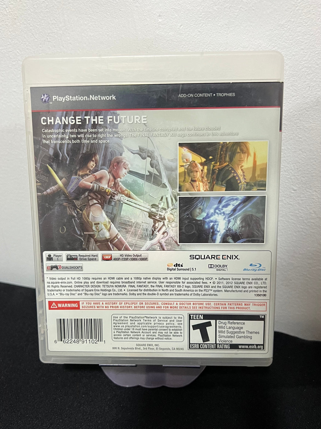 Final Fantasy XIII-2 completo con su manual - PS3