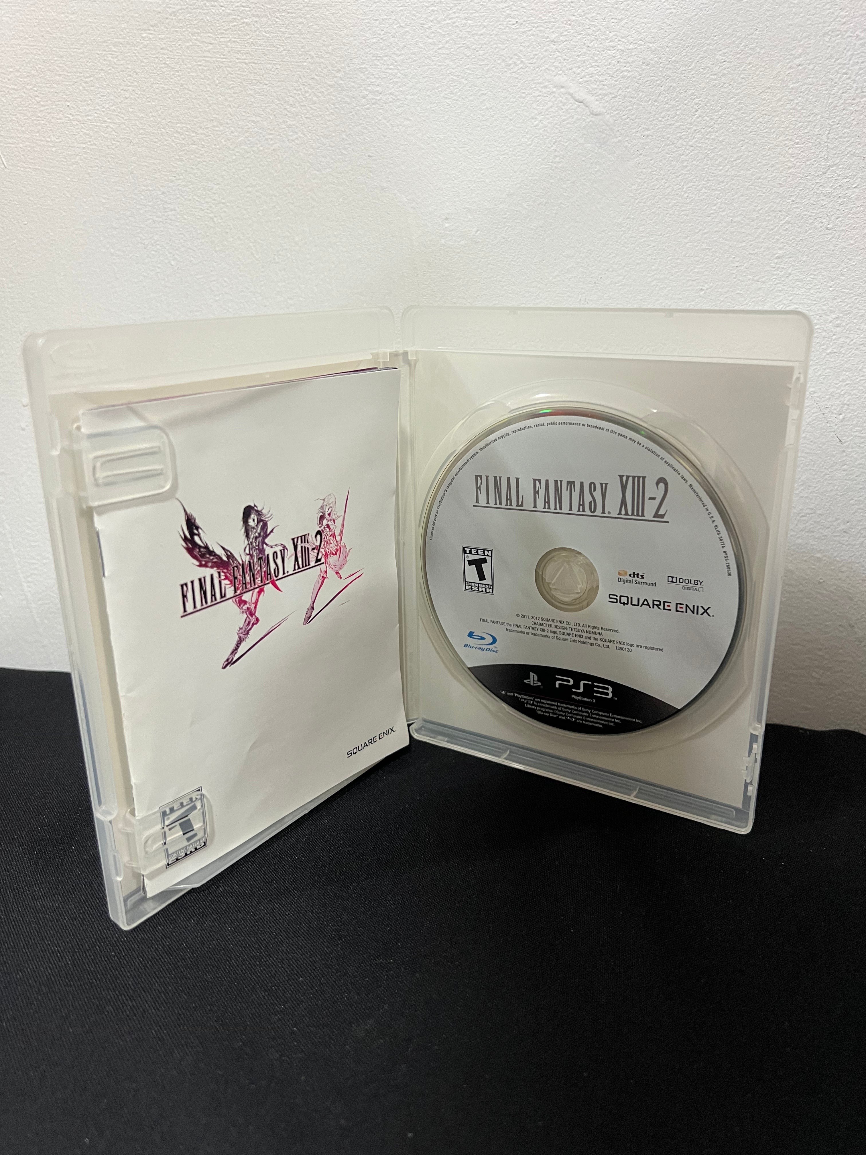 Final Fantasy XIII-2 completo con su manual - PS3