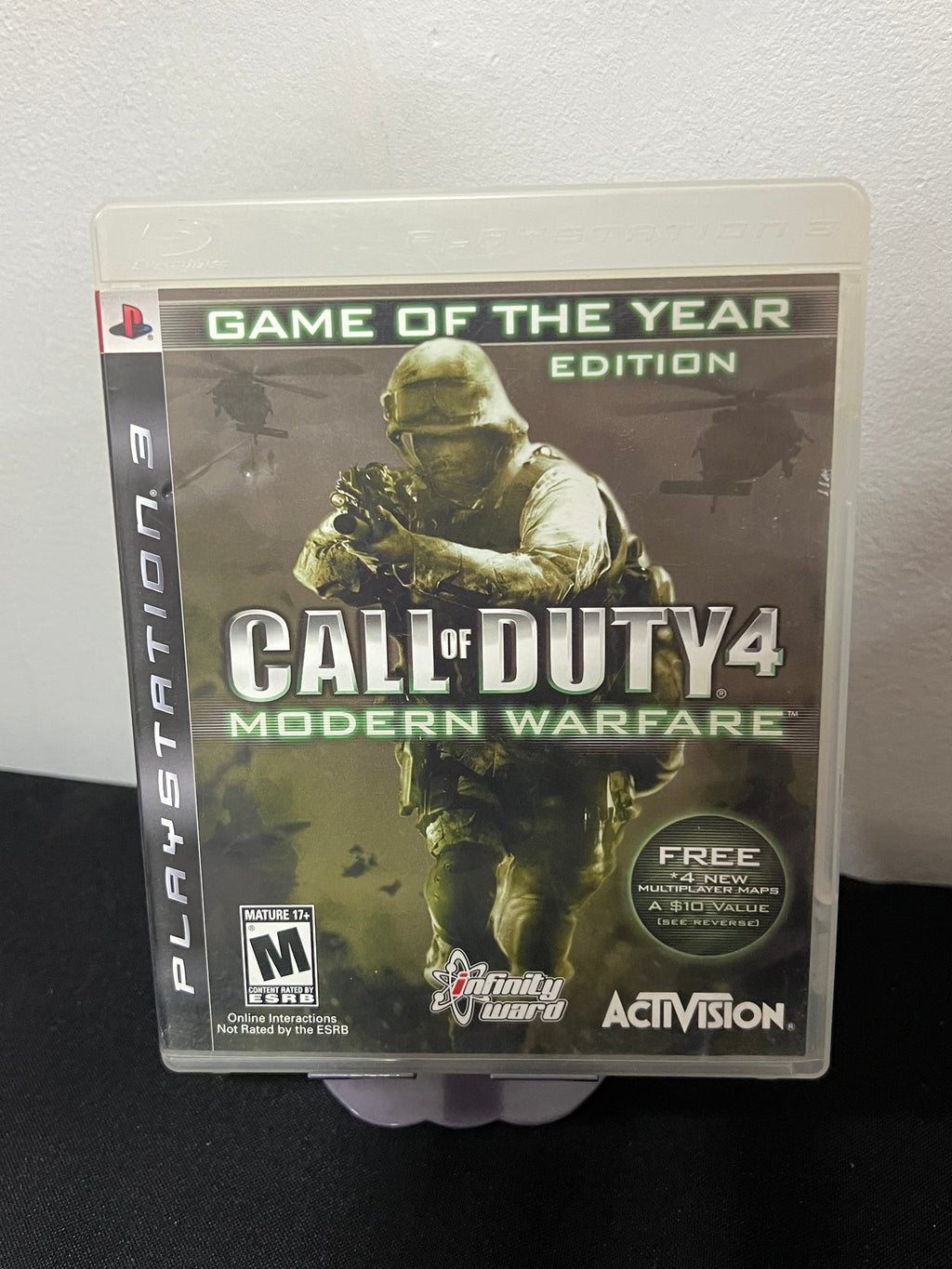 Call of Duty 4: Modern Warfare completo con su manual (baja) - PS3
