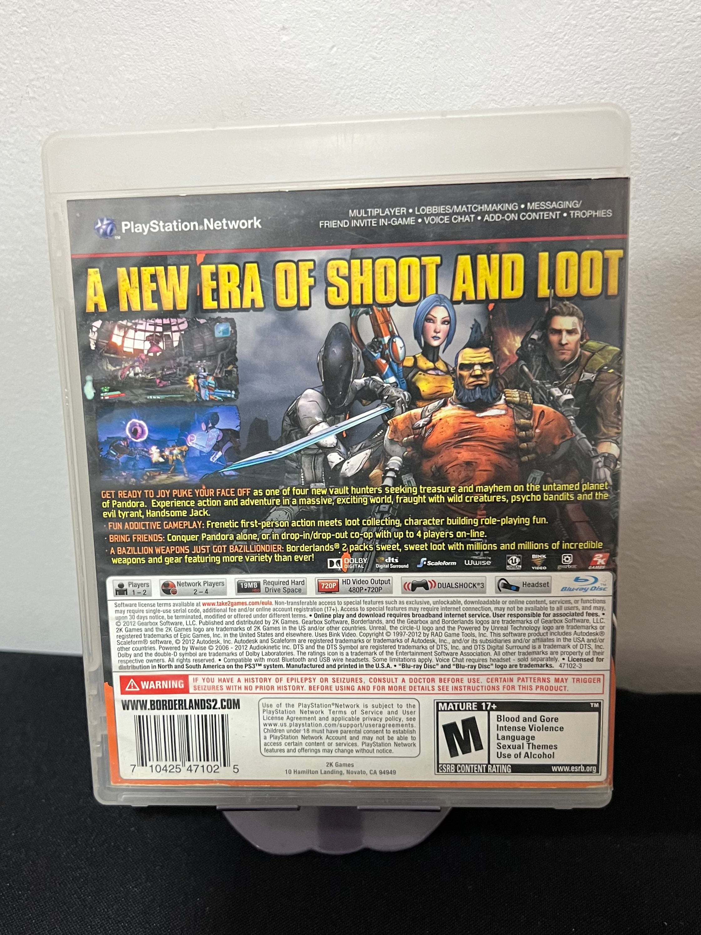 Borderlands 2 con manual - PS3