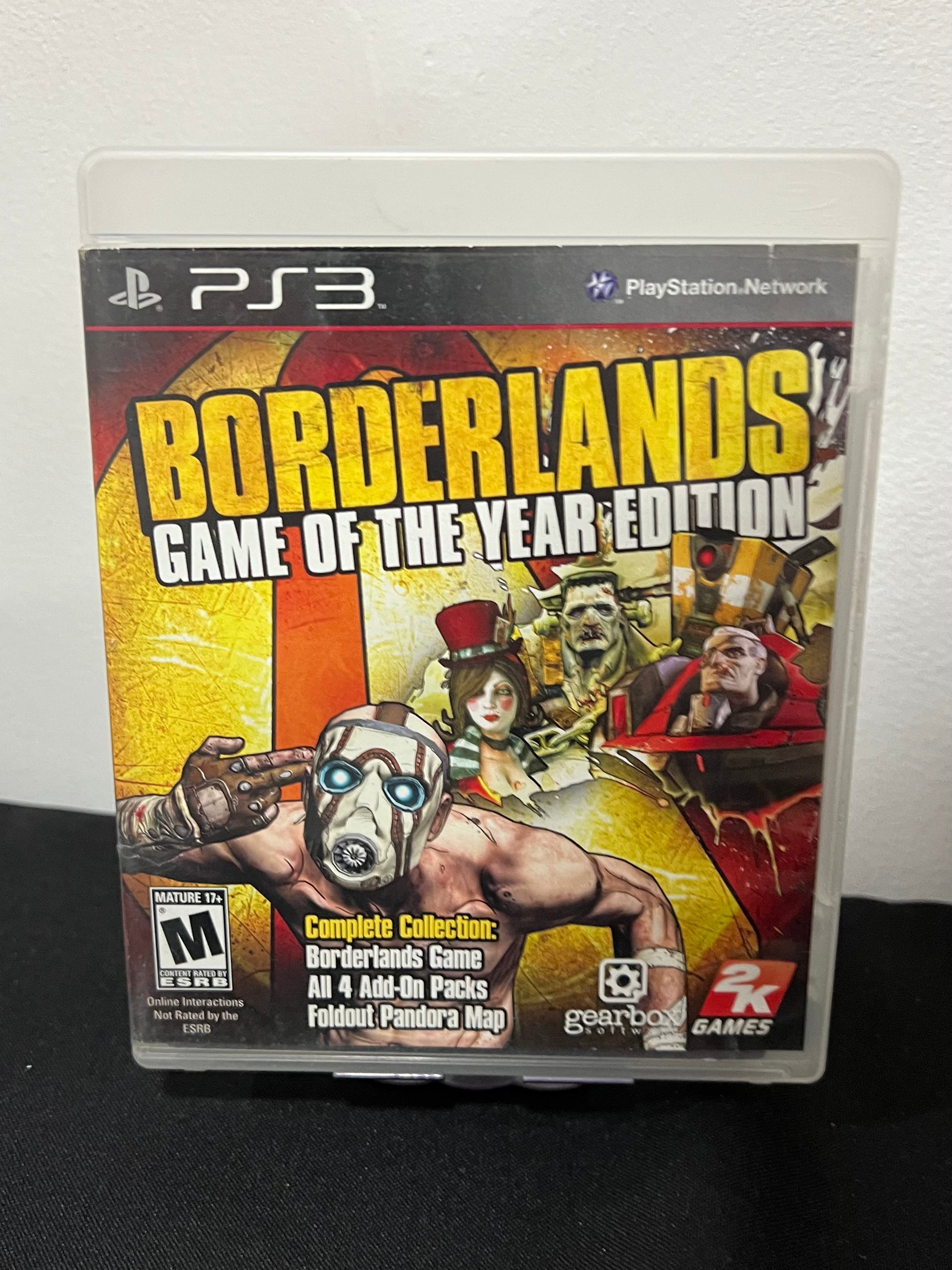 Borderlands GOTY Edition completo con su poster y manual - PS3