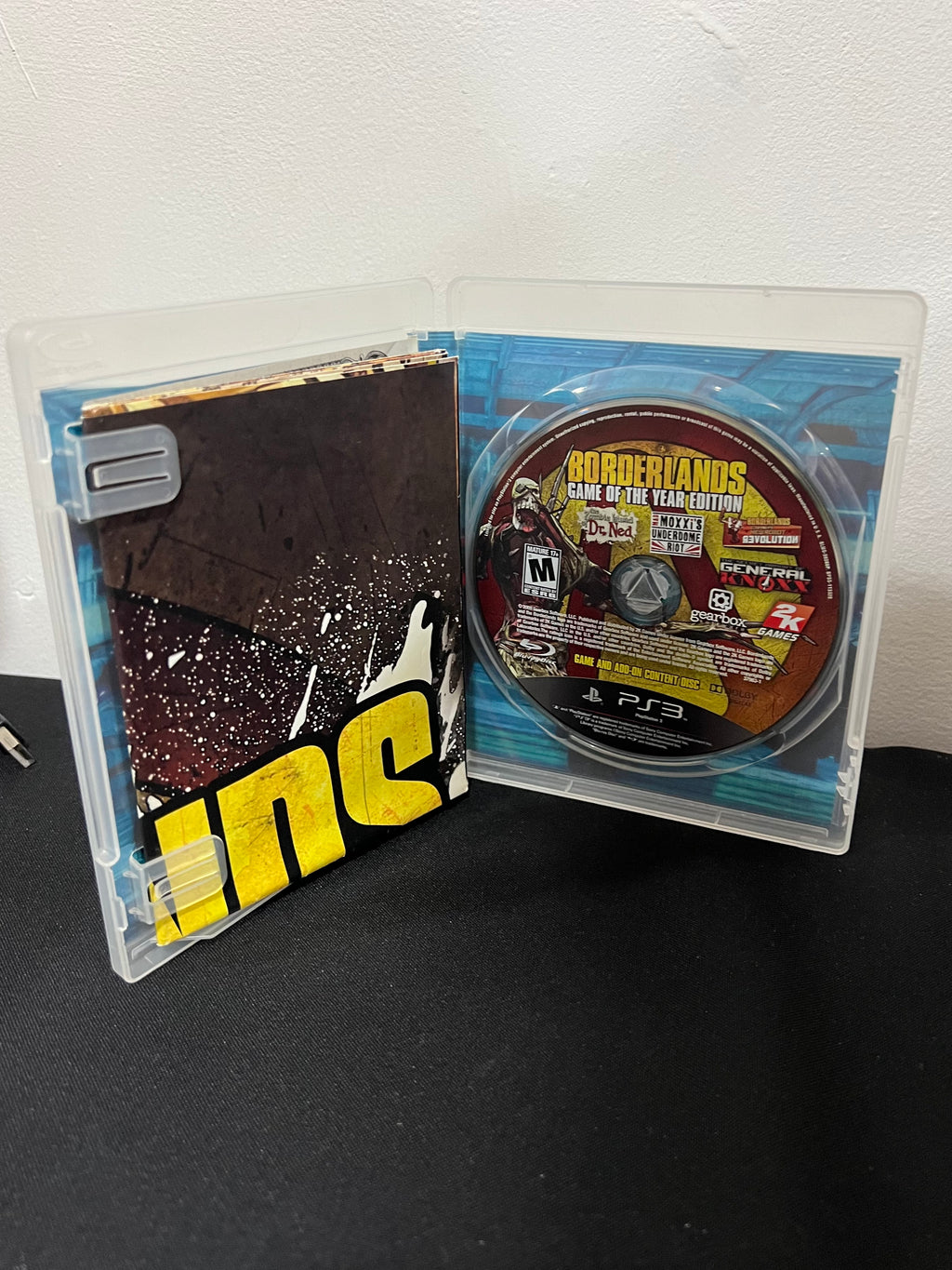 Borderlands GOTY Edition completo con su poster y manual - PS3