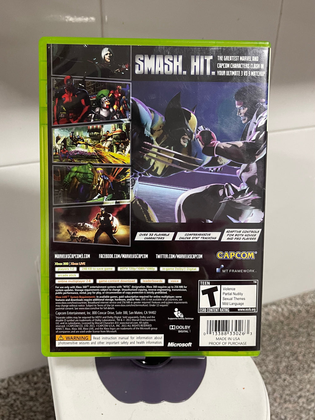 Marvel Vs Capcom 3: Fate Of Two Worlds Xbox 360 - Xbox 360