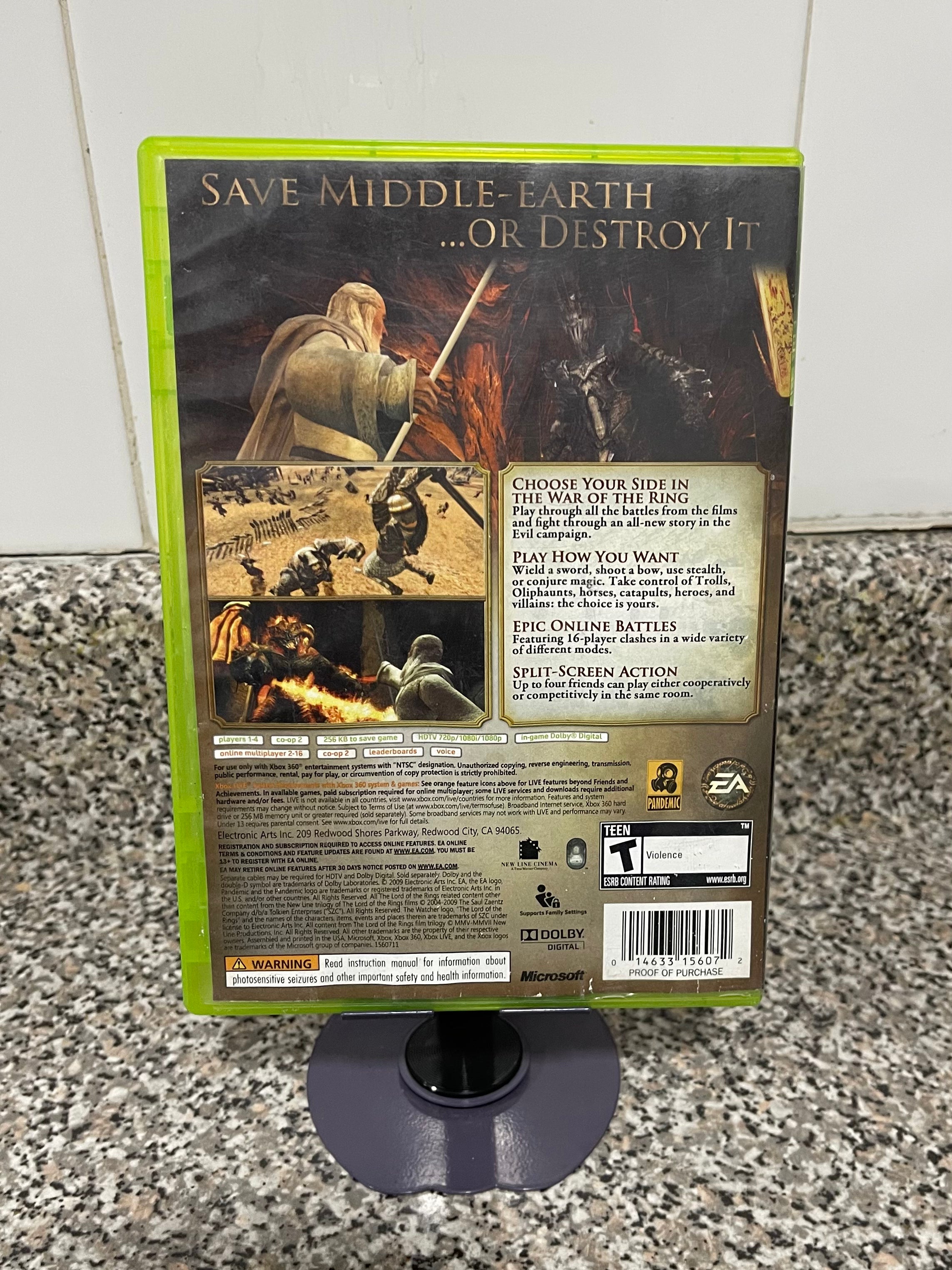 El Señor de los Anillos: La Conquista - Xbox 360