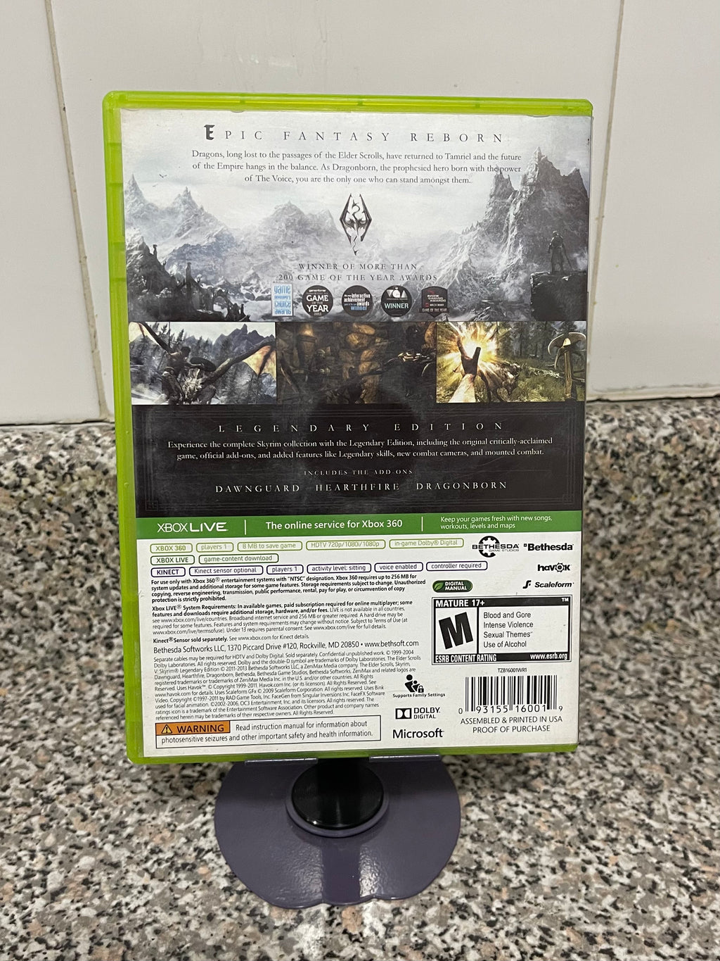 The Elder Scrolls V: Skyrim Legendary Edition - Xbox 360