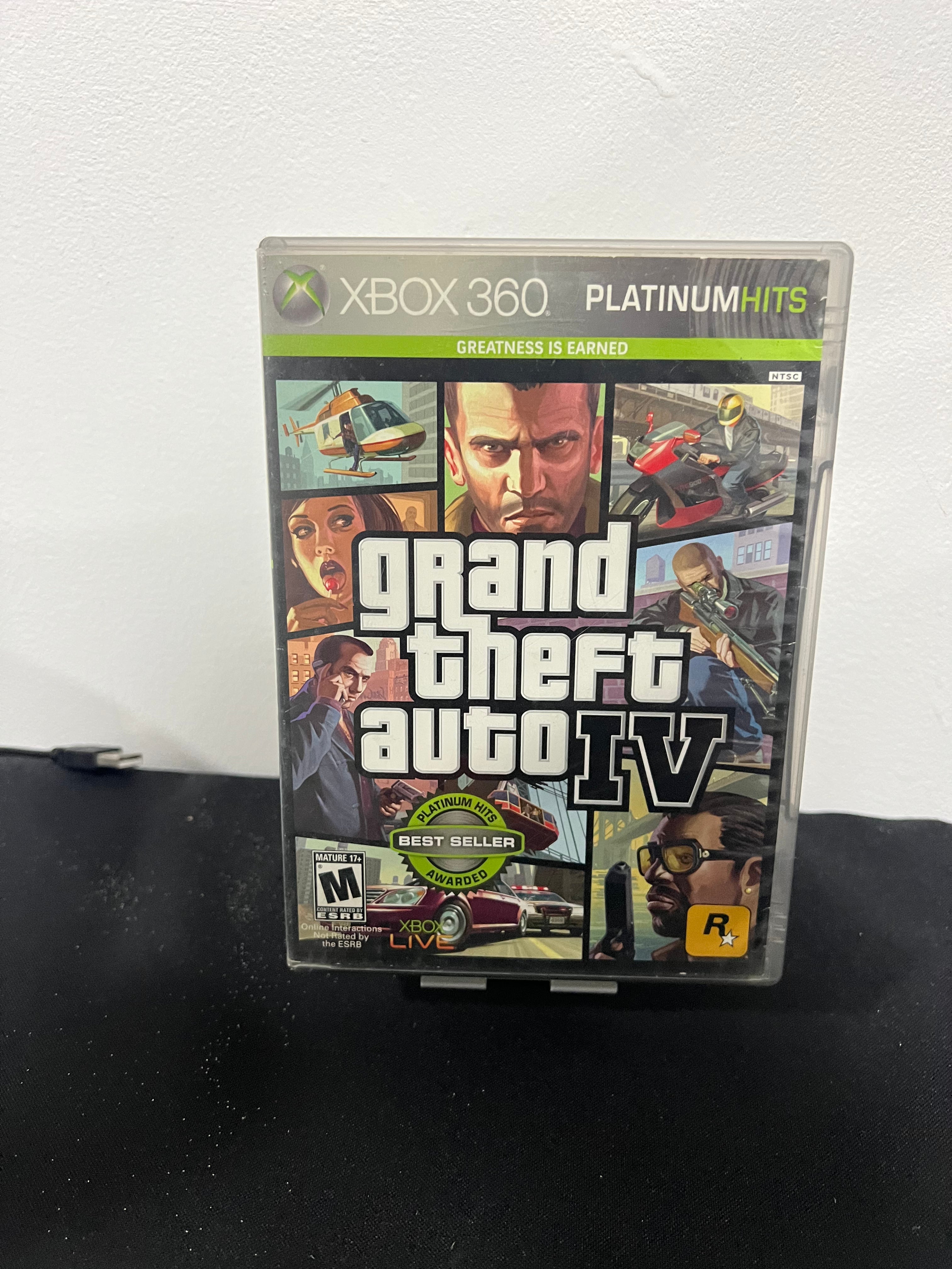 Grand Theft Auto IV (platinum hits) completo incluye su manual