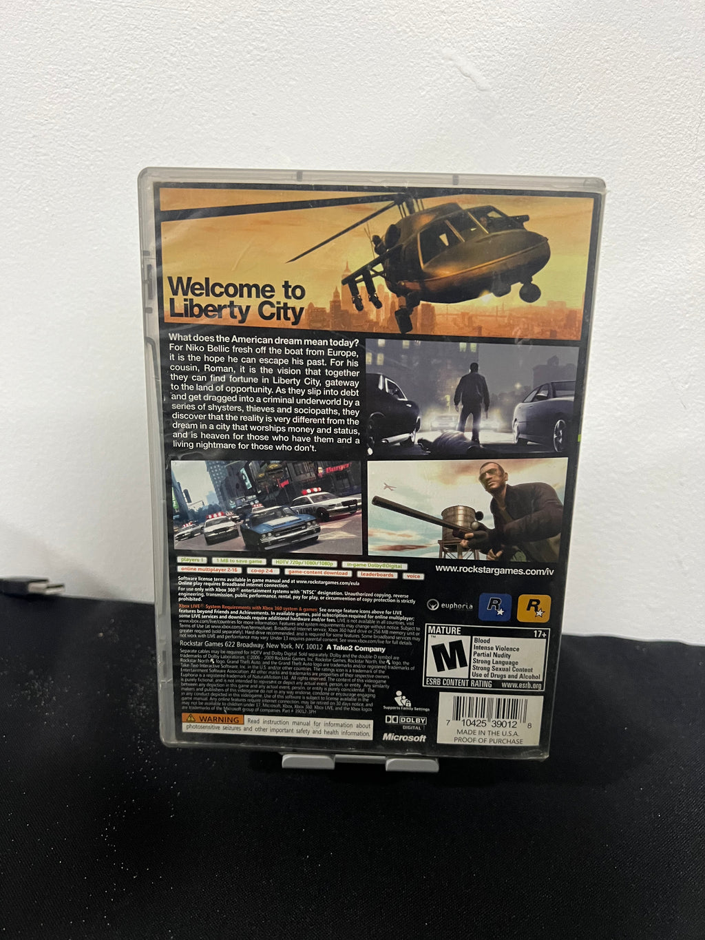 Grand Theft Auto IV (platinum hits) completo incluye su manual