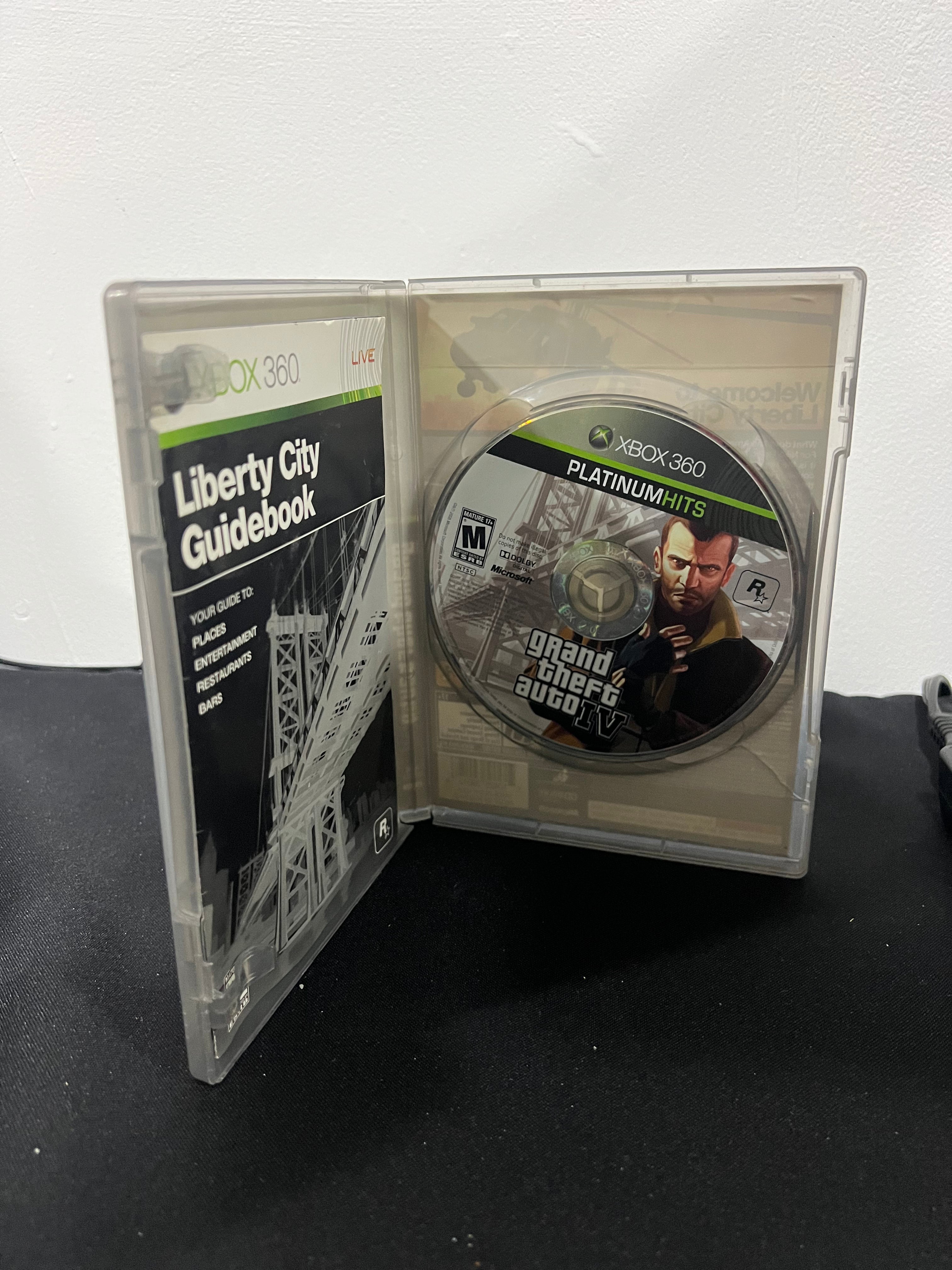 Grand Theft Auto IV (platinum hits) completo incluye su manual