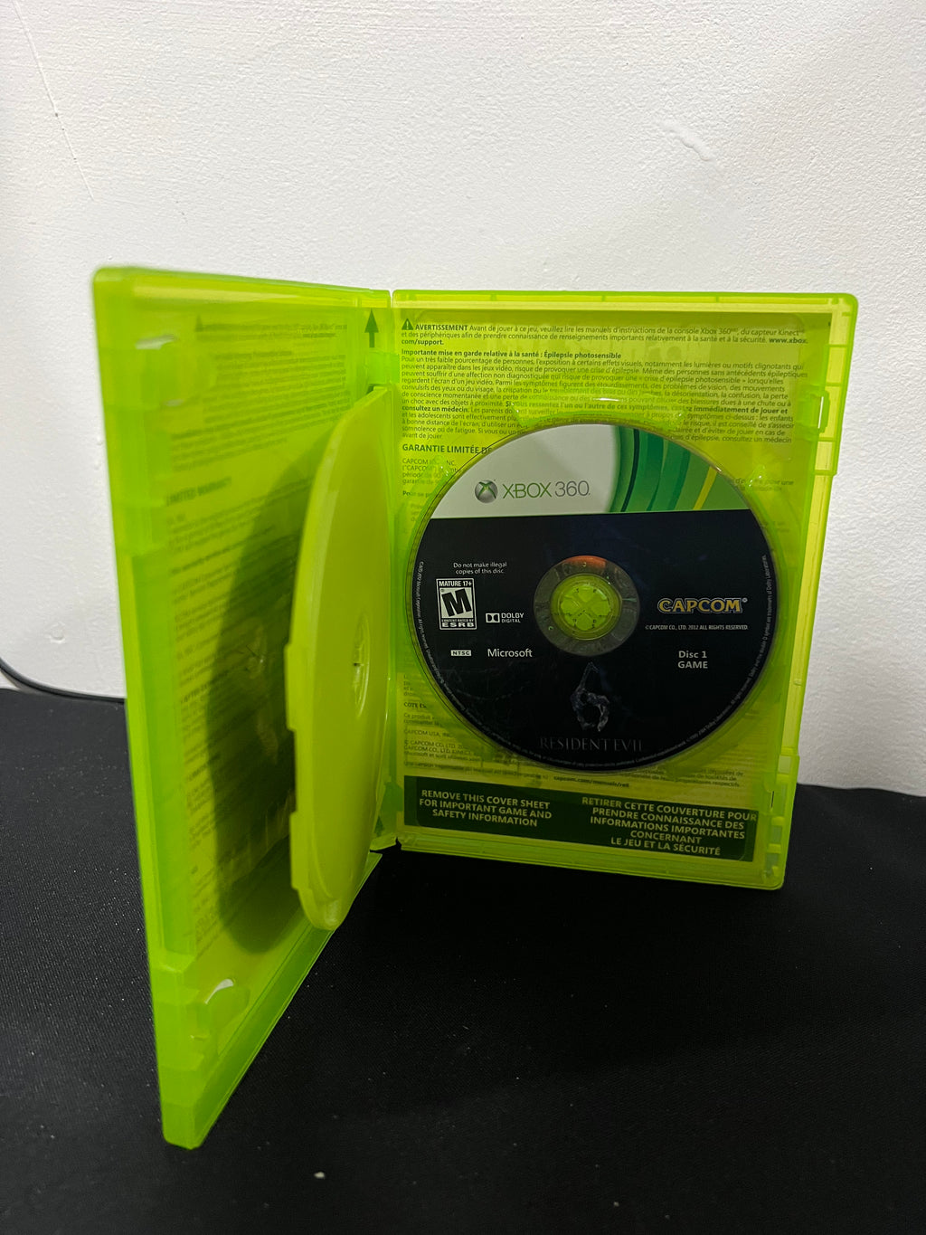 Resident Evil 6 incluye sus 2 Discos - Xbox 360
