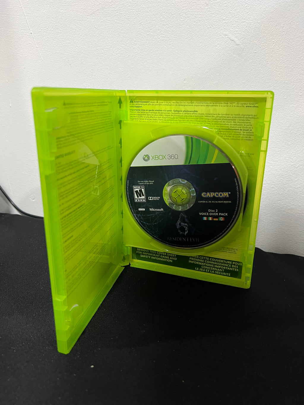 Resident Evil 6 incluye sus 2 Discos - Xbox 360