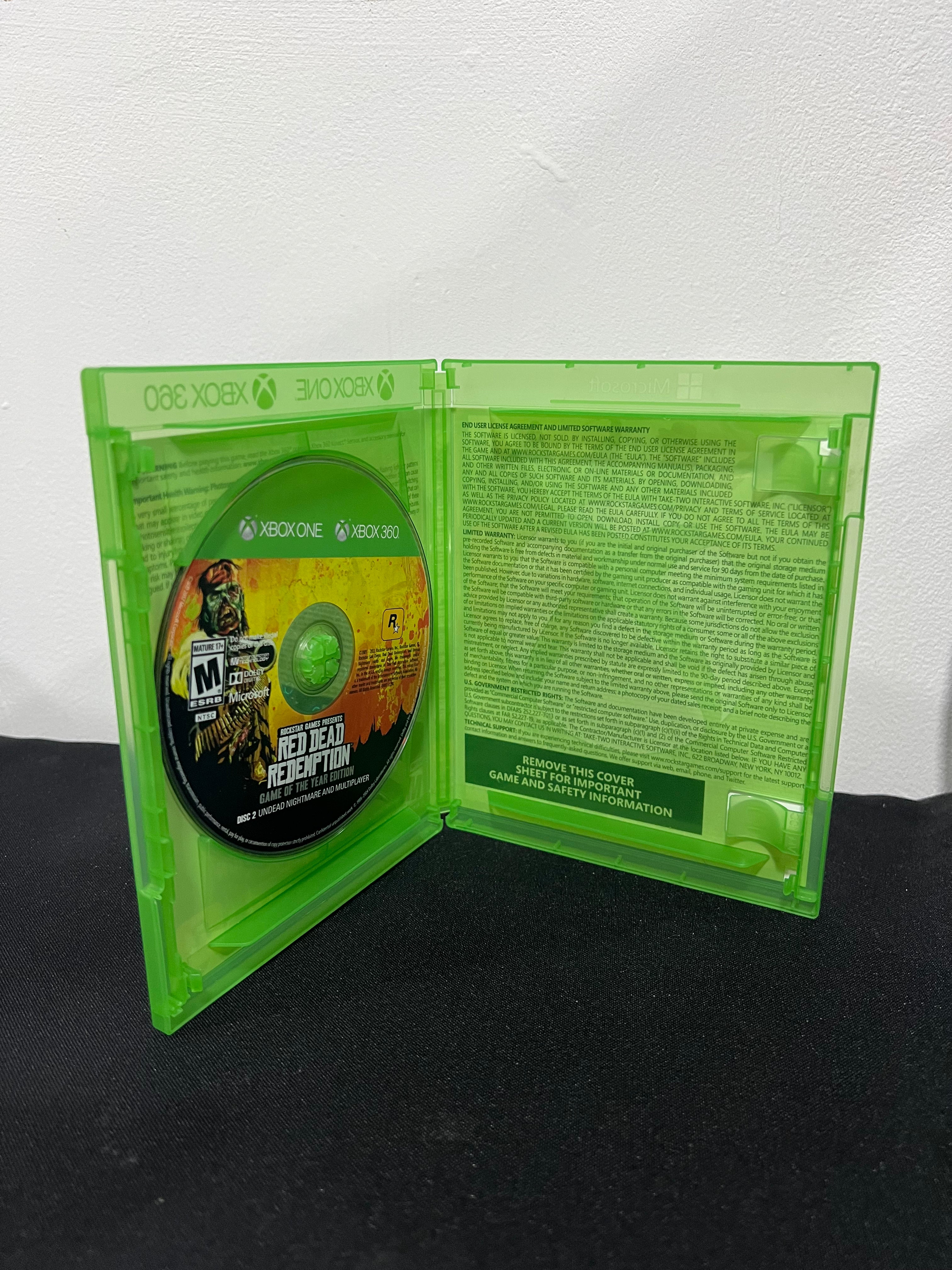 Red Dead Redemption GOTY completo incluye sus dos discos - Xbox One / 360