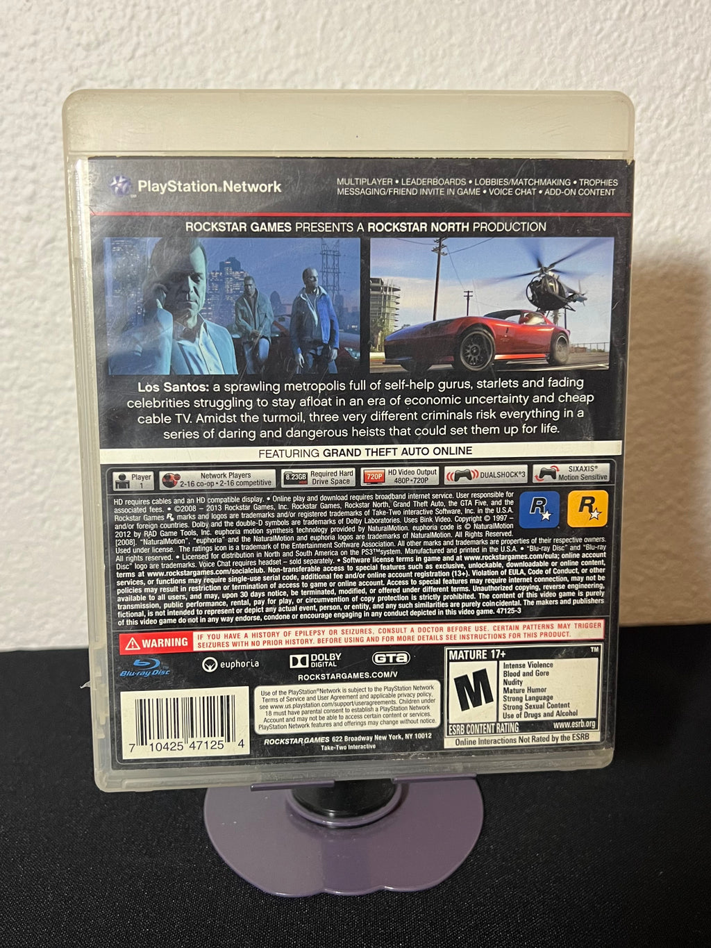Grand Theft Auto V (GTA 5) - Playstations 3 (PS3)