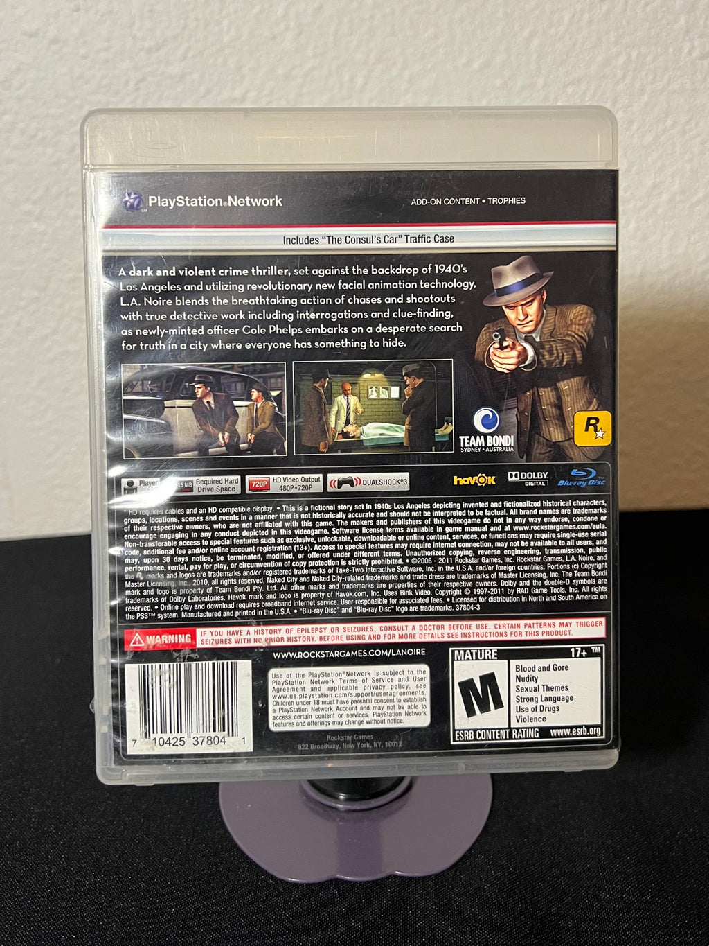 L.A. Noire - Playstation 3 (PS3)