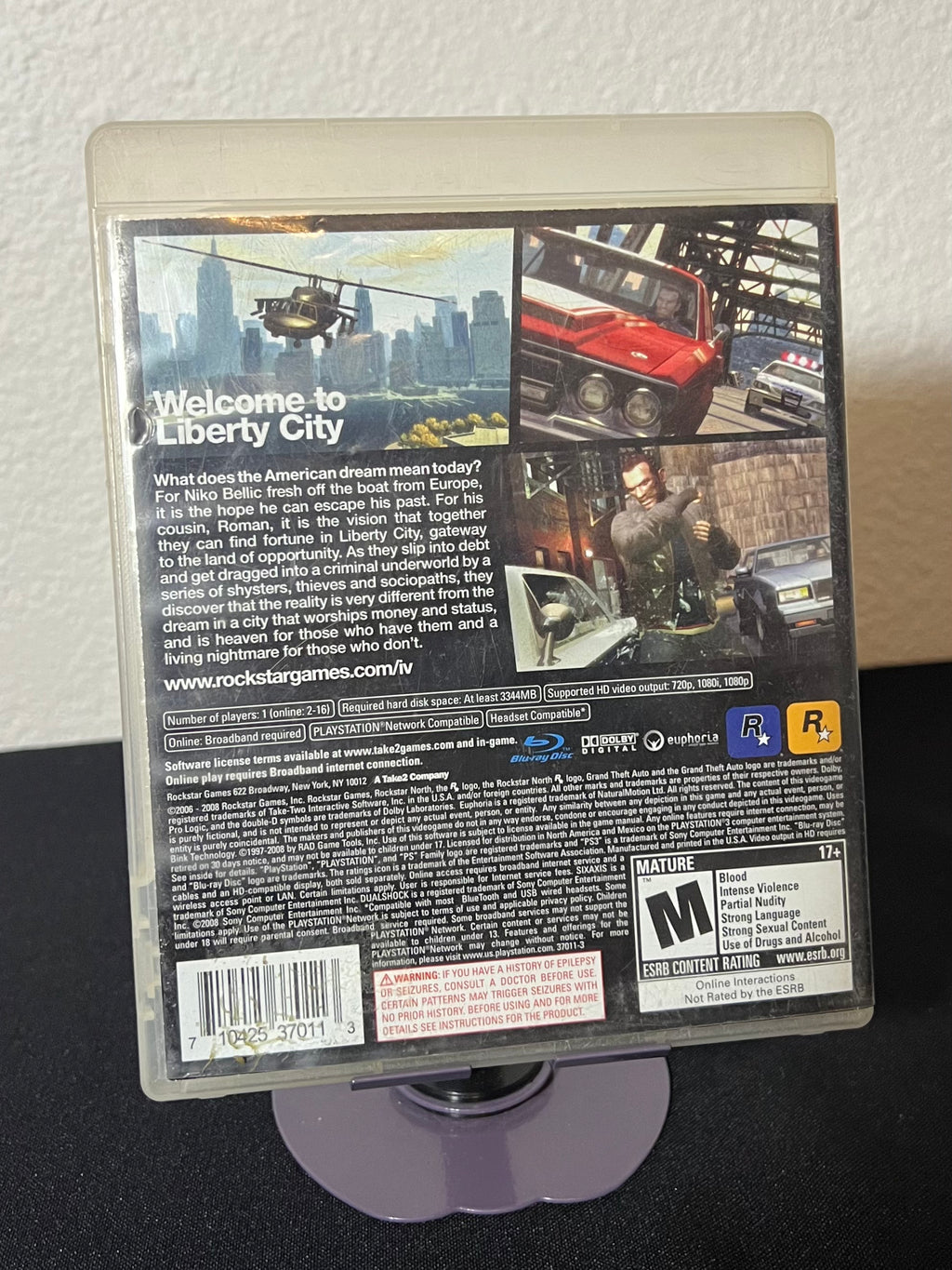 Grand Theft Auto IV (GTA 4) - Playstation 3 (PS3)