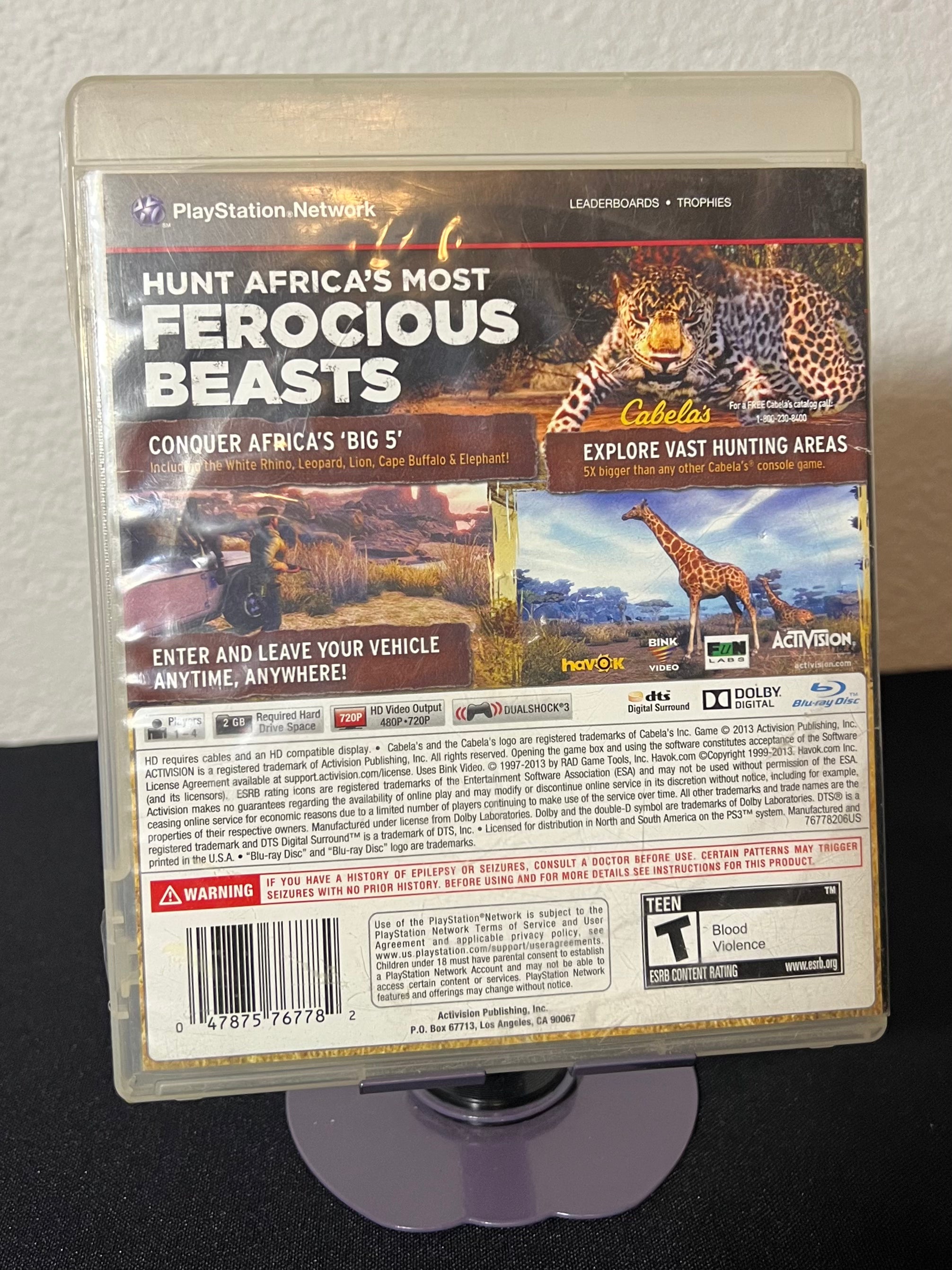 Cabela's African Adventures - PlayStation 3 (PS3)
