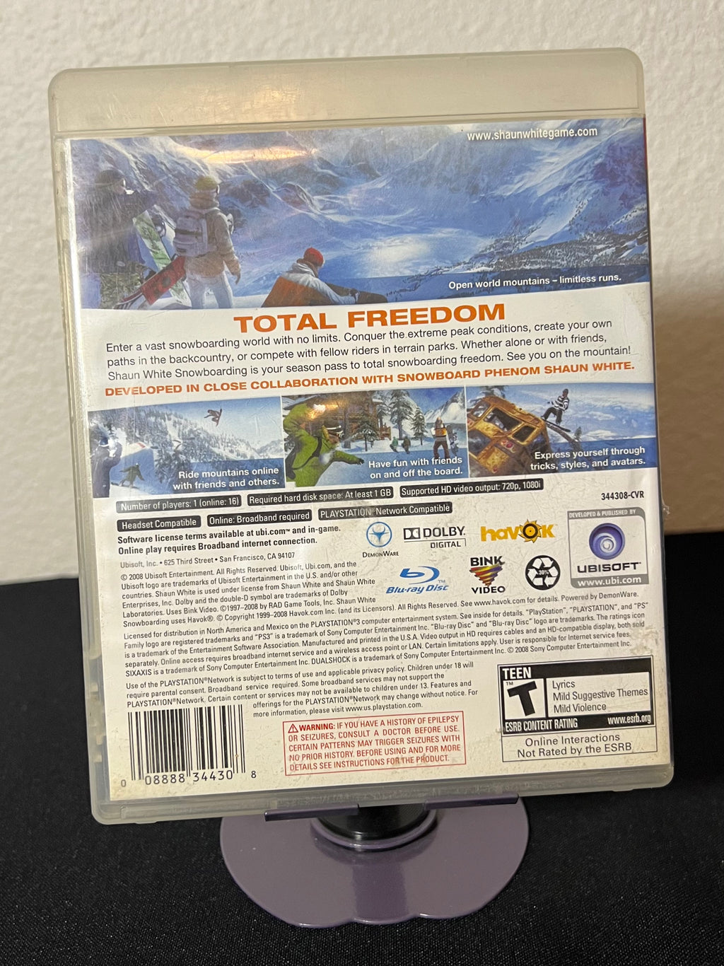 Shaun White Snowboarding - Playstation 3 (PS3)