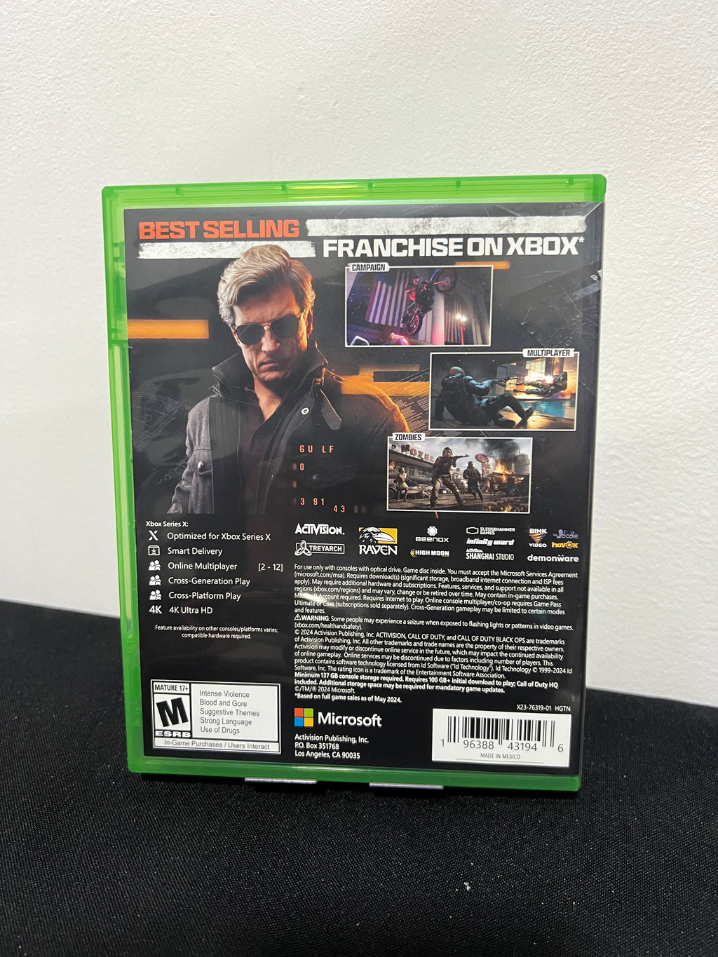 Black Ops 6 disco completo sin dlc - Xbox Series / One