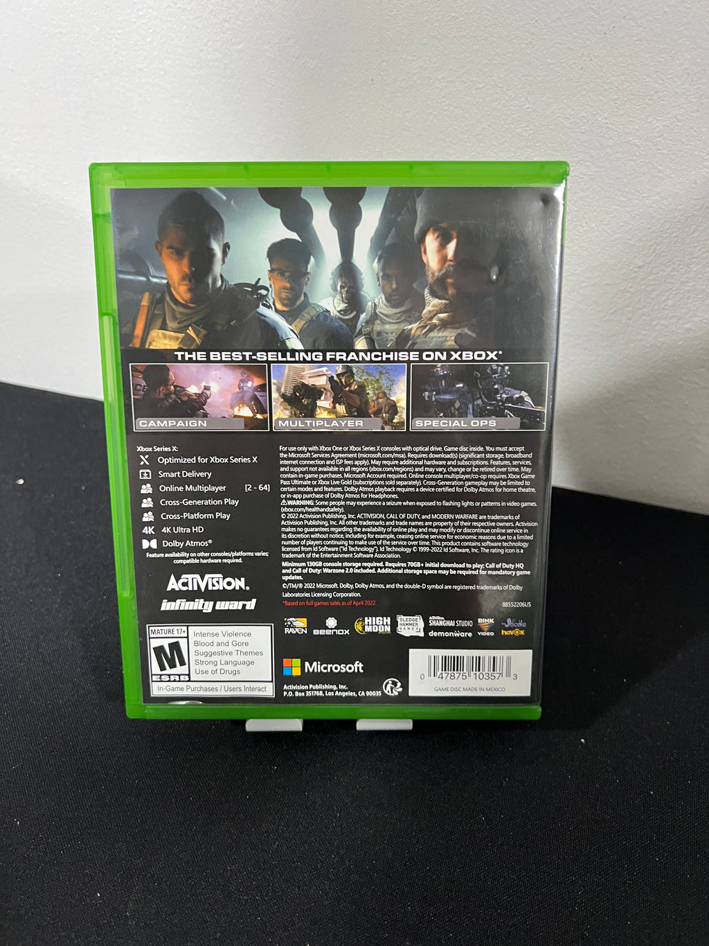 Call of Duty: Modern Warfare 2 (2022) completo sin dlc listo para jugar - Xbox One