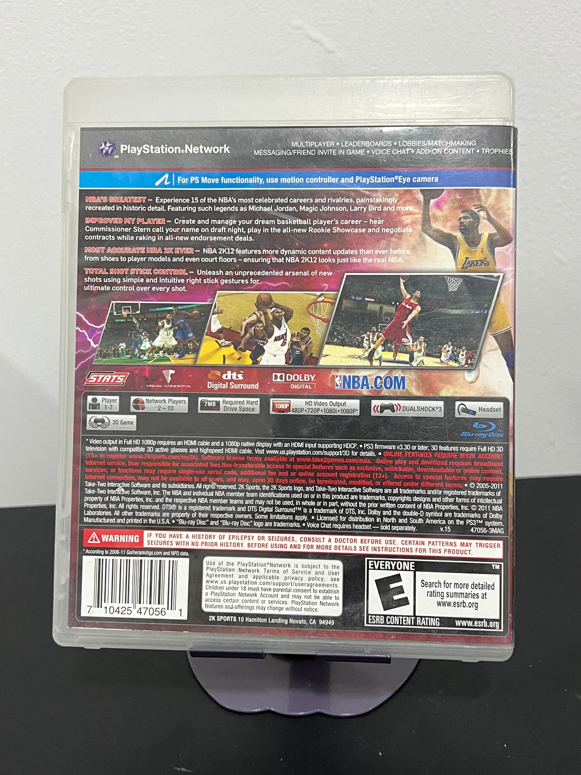 NBA 2K12 - Playstation 3 (PS3)