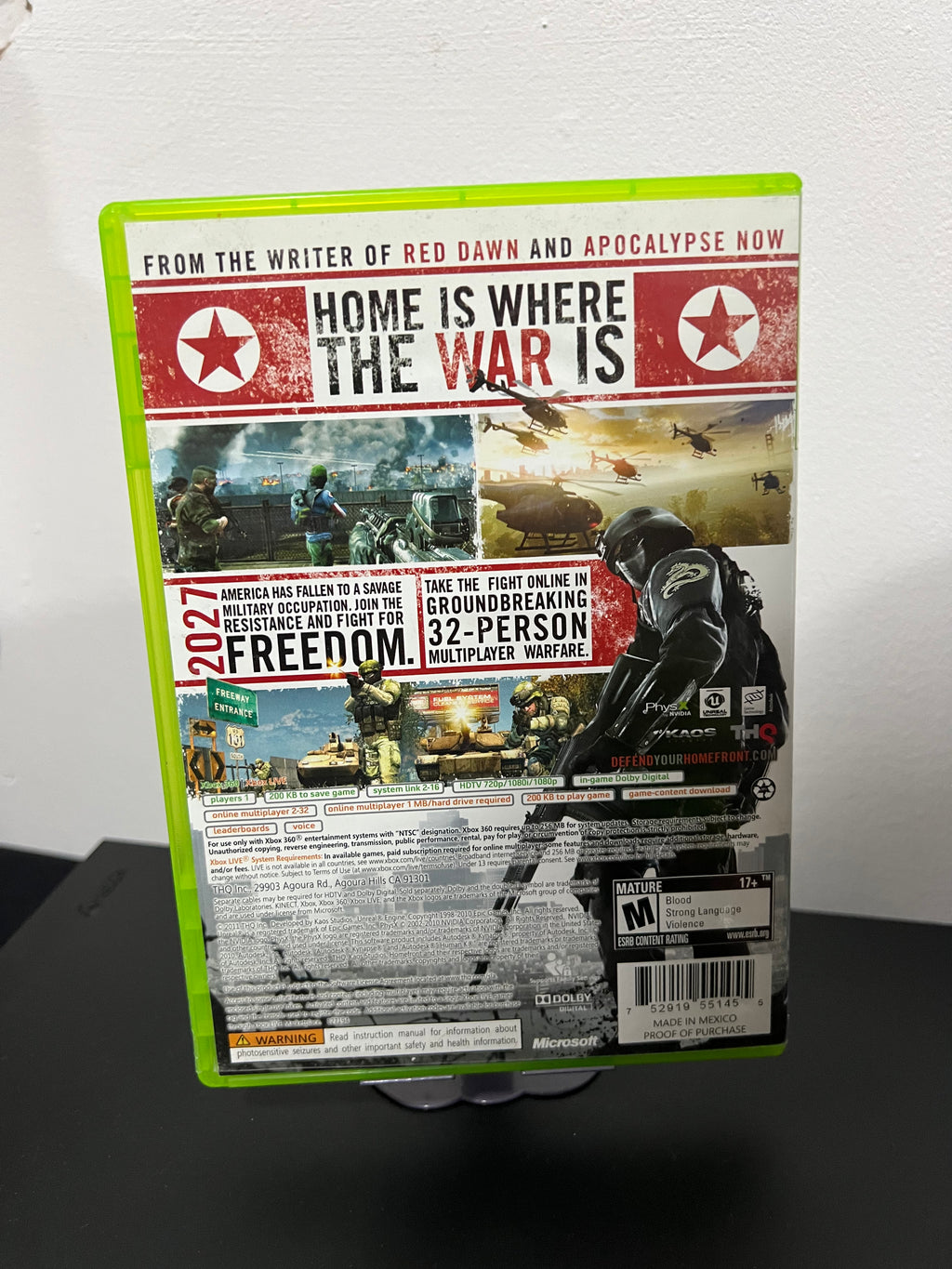 Homefront completo sin manual listo para jugar - Xbox 360