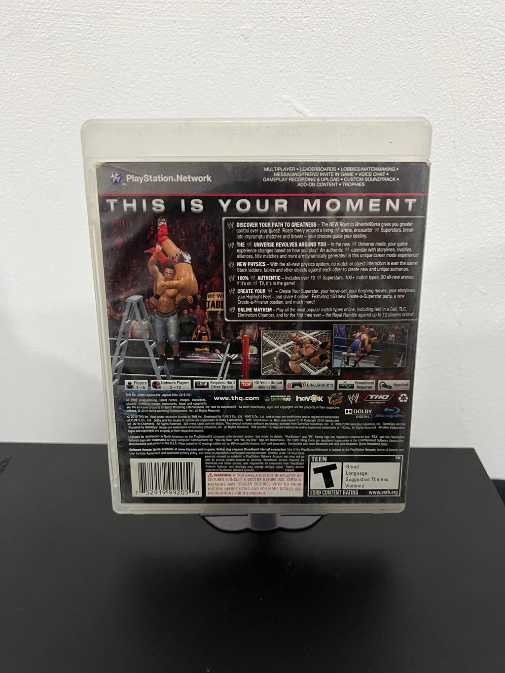 WWE Smackdown Vs Raw 2011 - Playstation 3