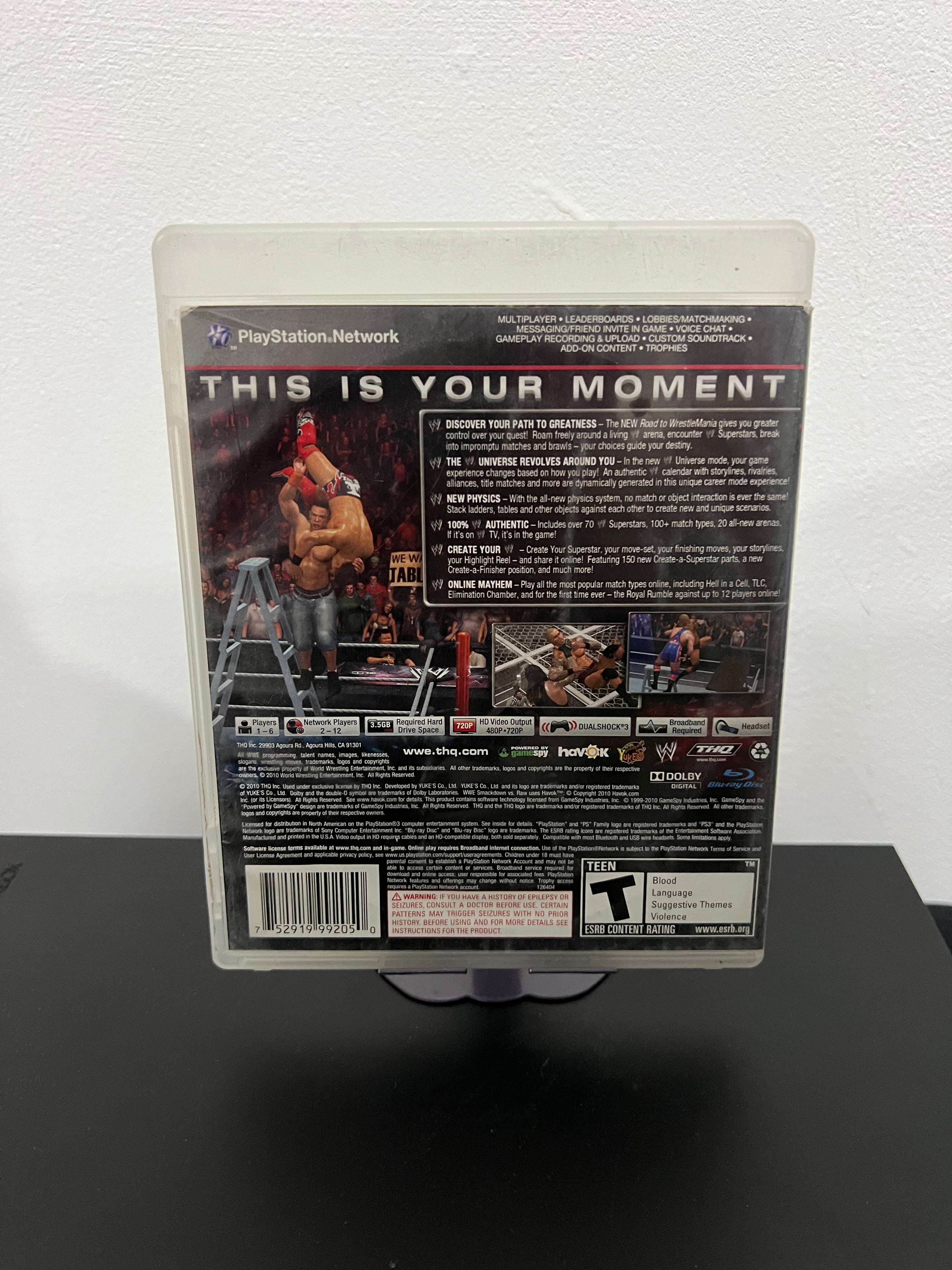 WWE Smackdown Vs Raw 2011 - Playstation 3
