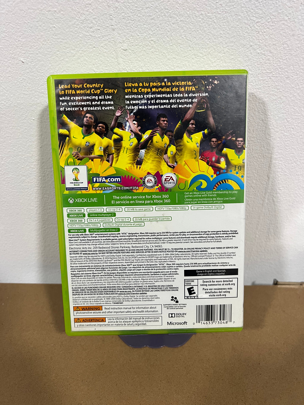 Fifa World Cup: Brazil 2014 completo con manual - Xbox 360