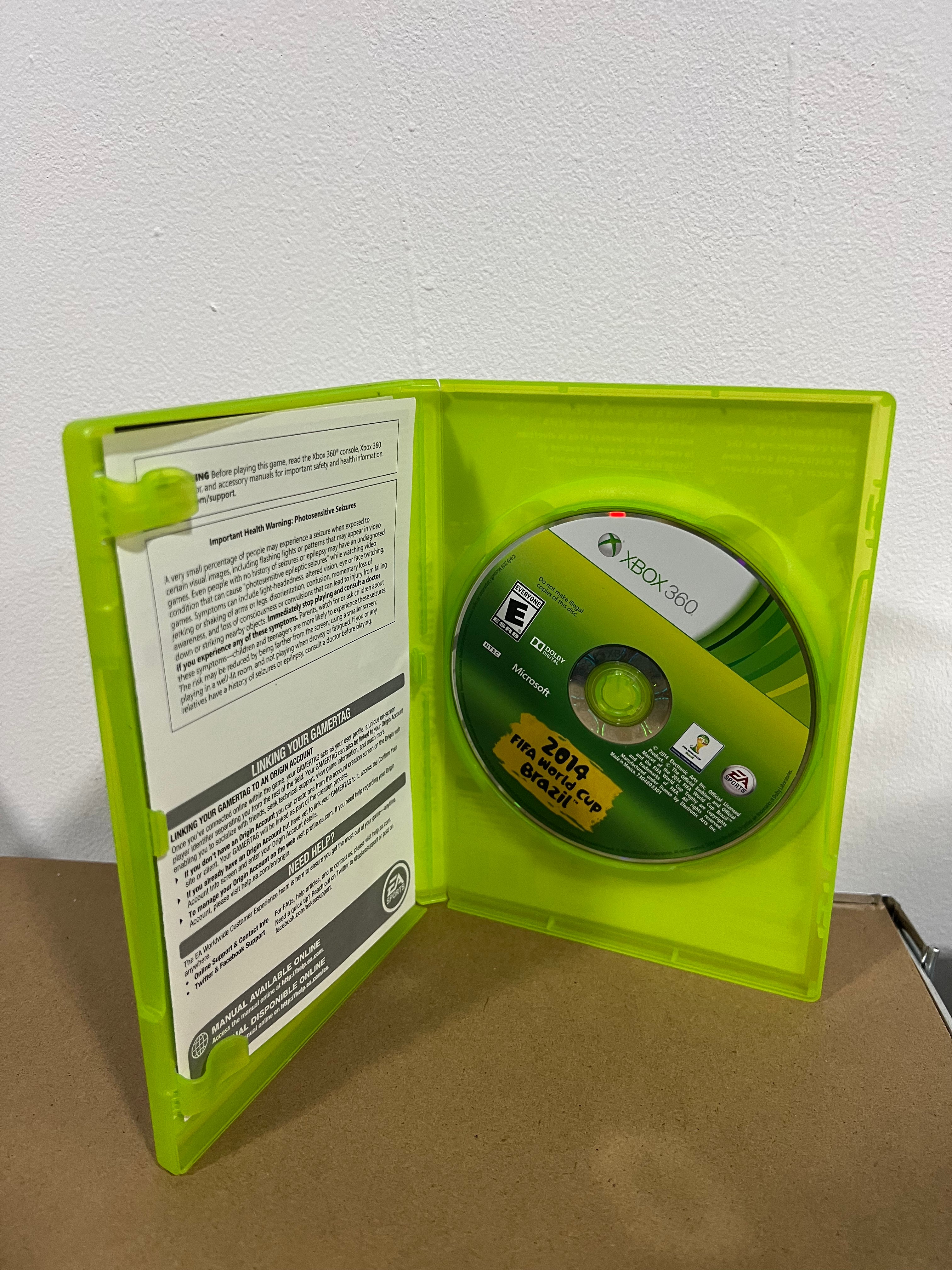 Fifa World Cup: Brazil 2014 completo con manual - Xbox 360