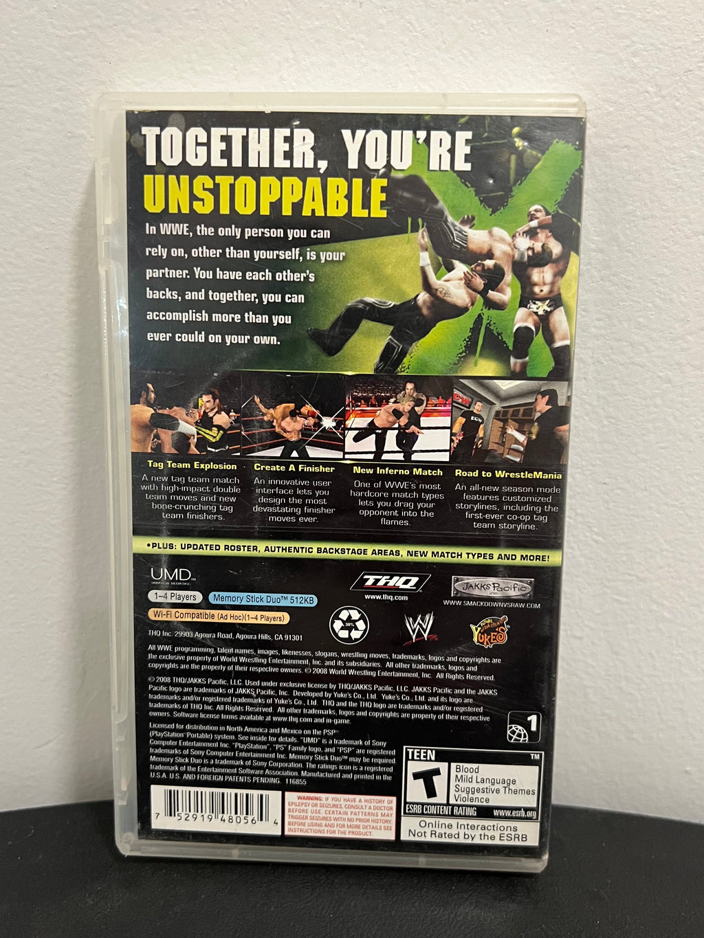 WWE Smack Down vs Raw 2009 - PSP