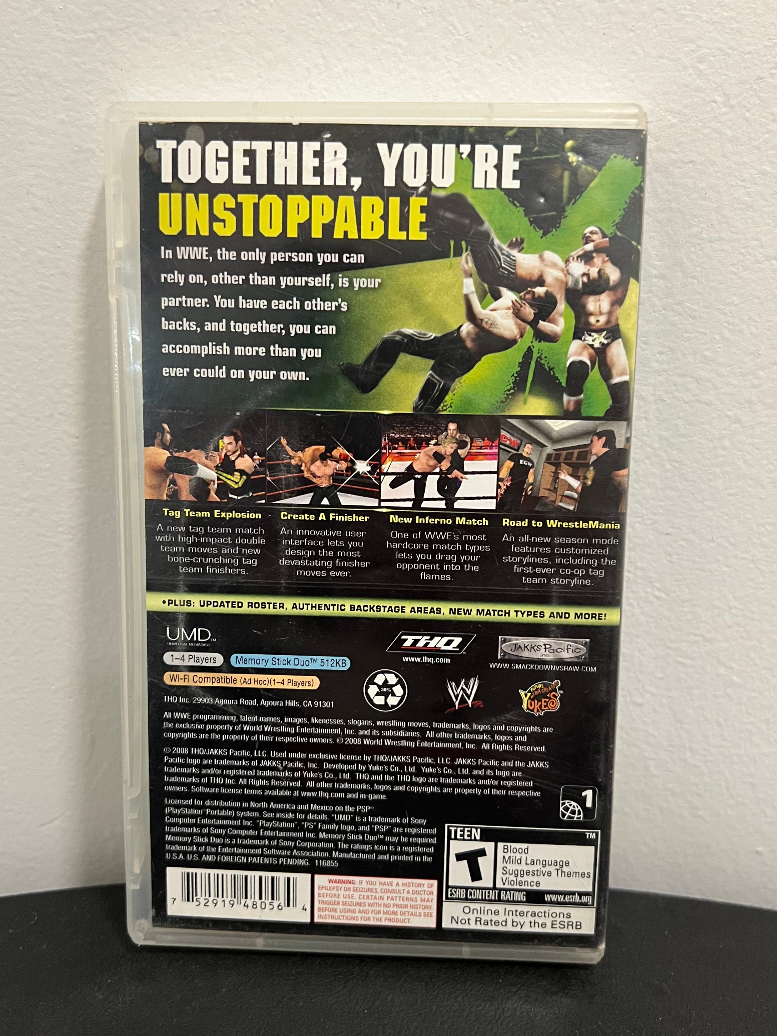 WWE Smack Down vs Raw 2009 - PSP