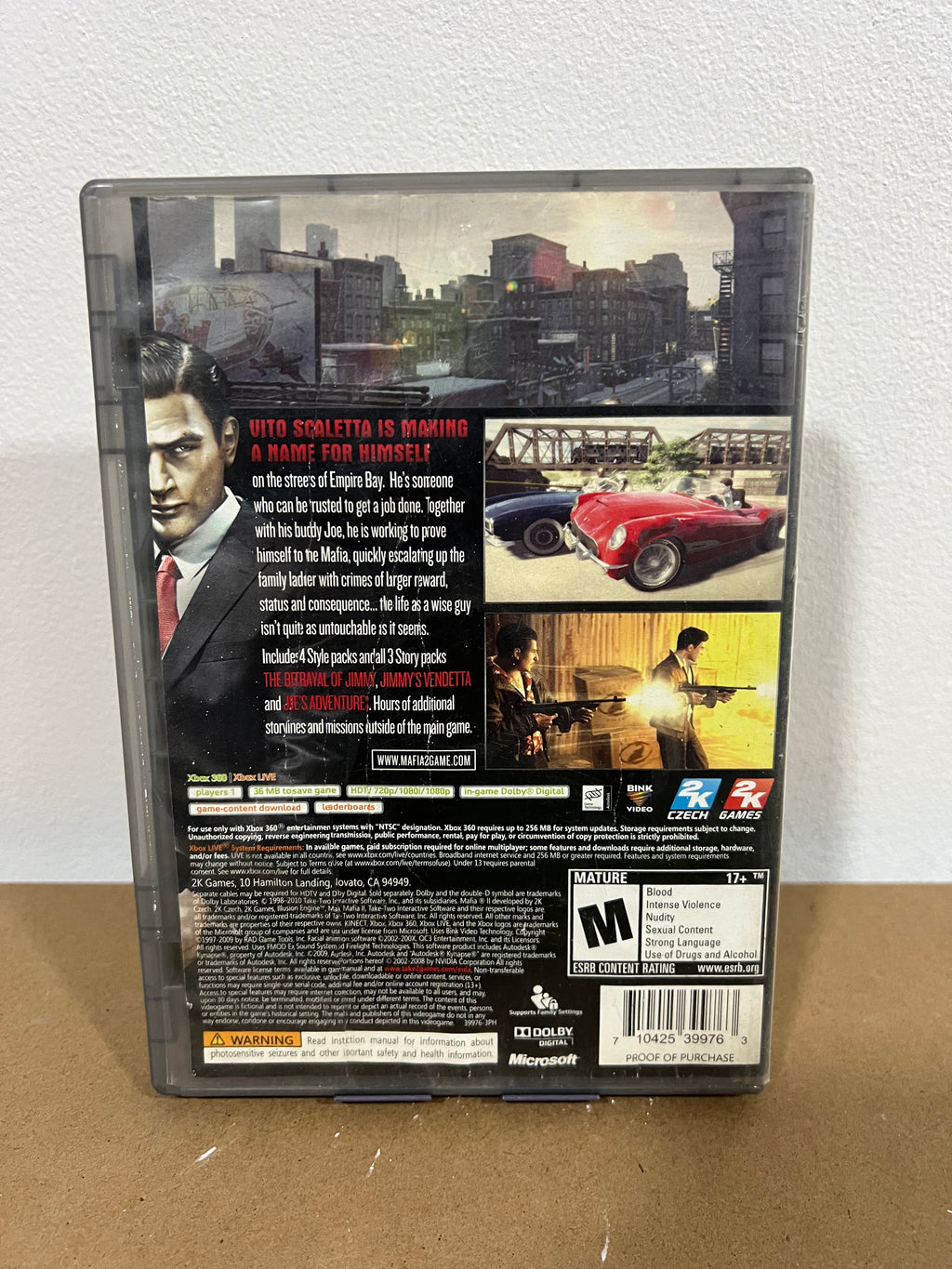 Mafia II - Xbox 360