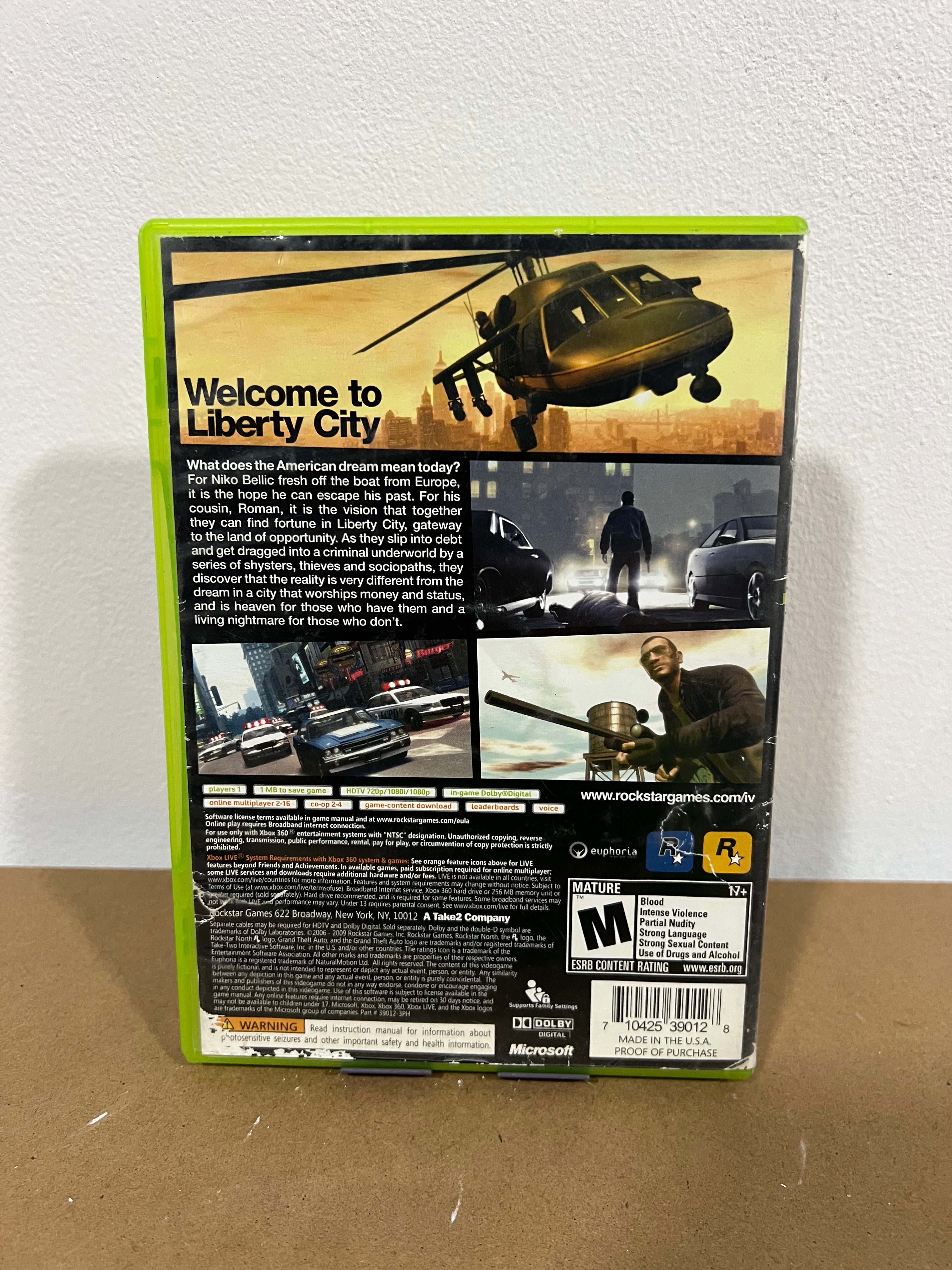 Grand Theft Auto IV (Platinum Hits) - Xbox 360