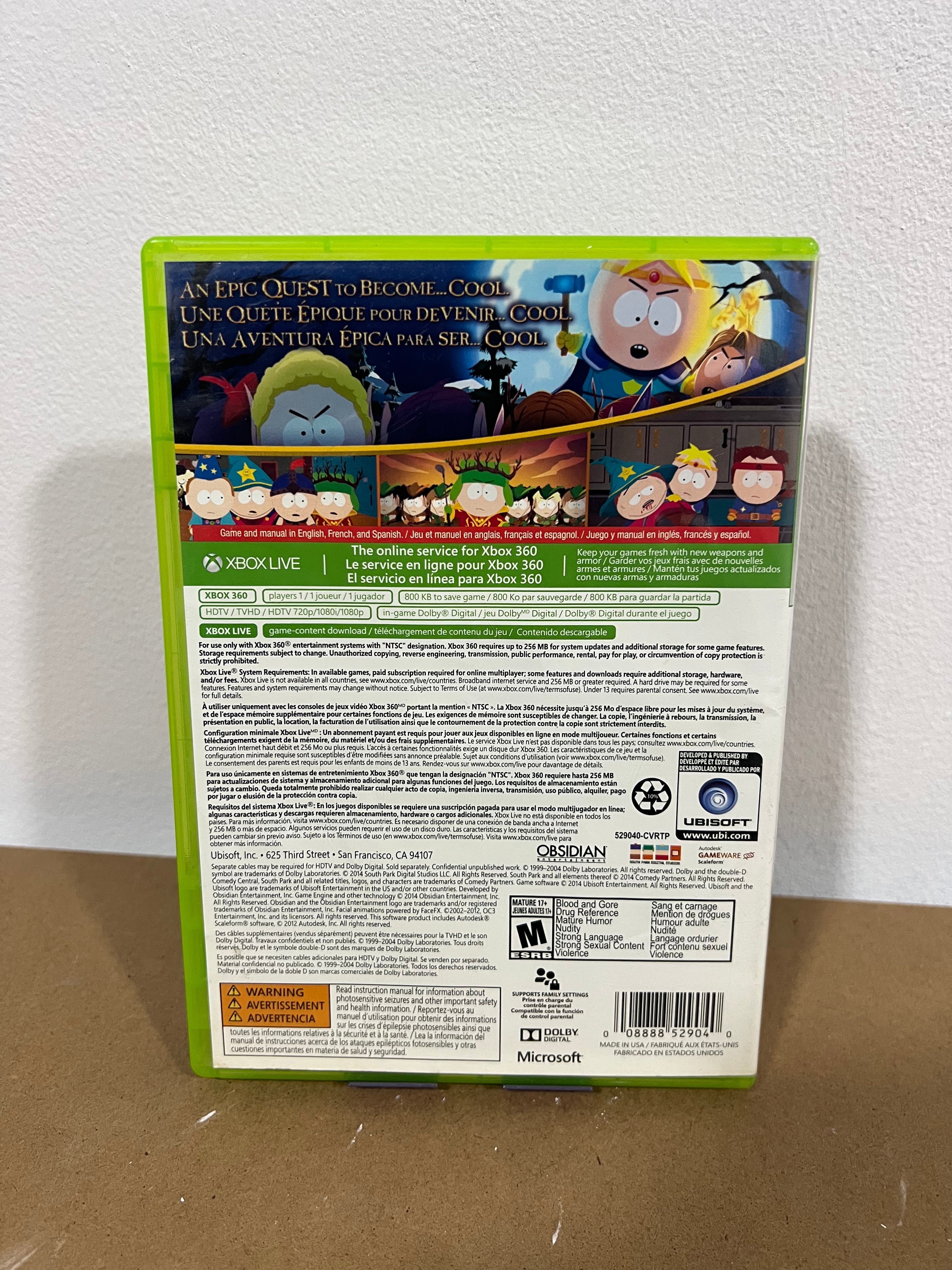 South Park: The Stick of Truth - Xbox 360