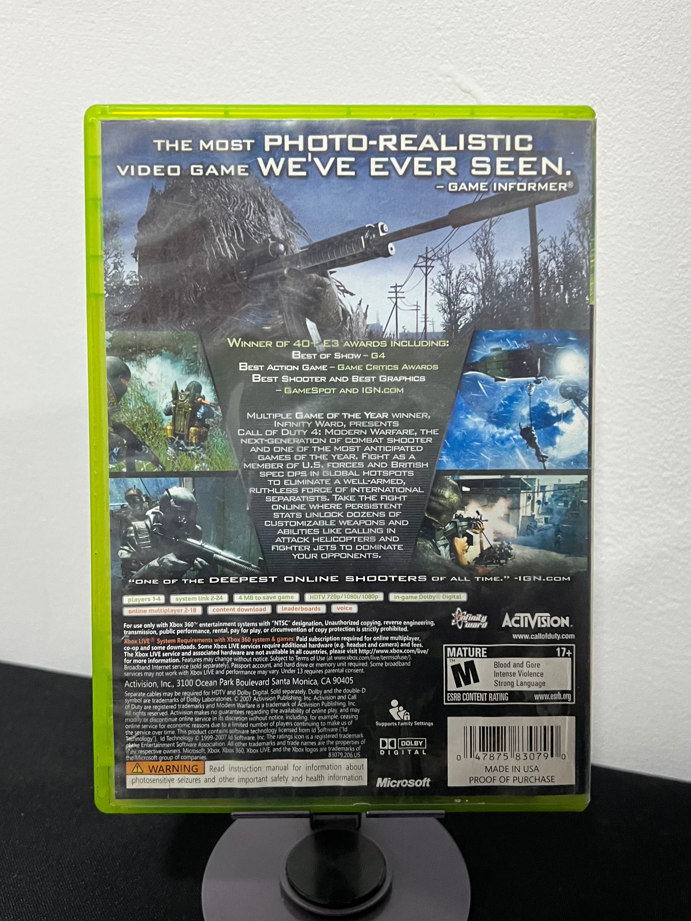 COD 4 MW - Xbox 360