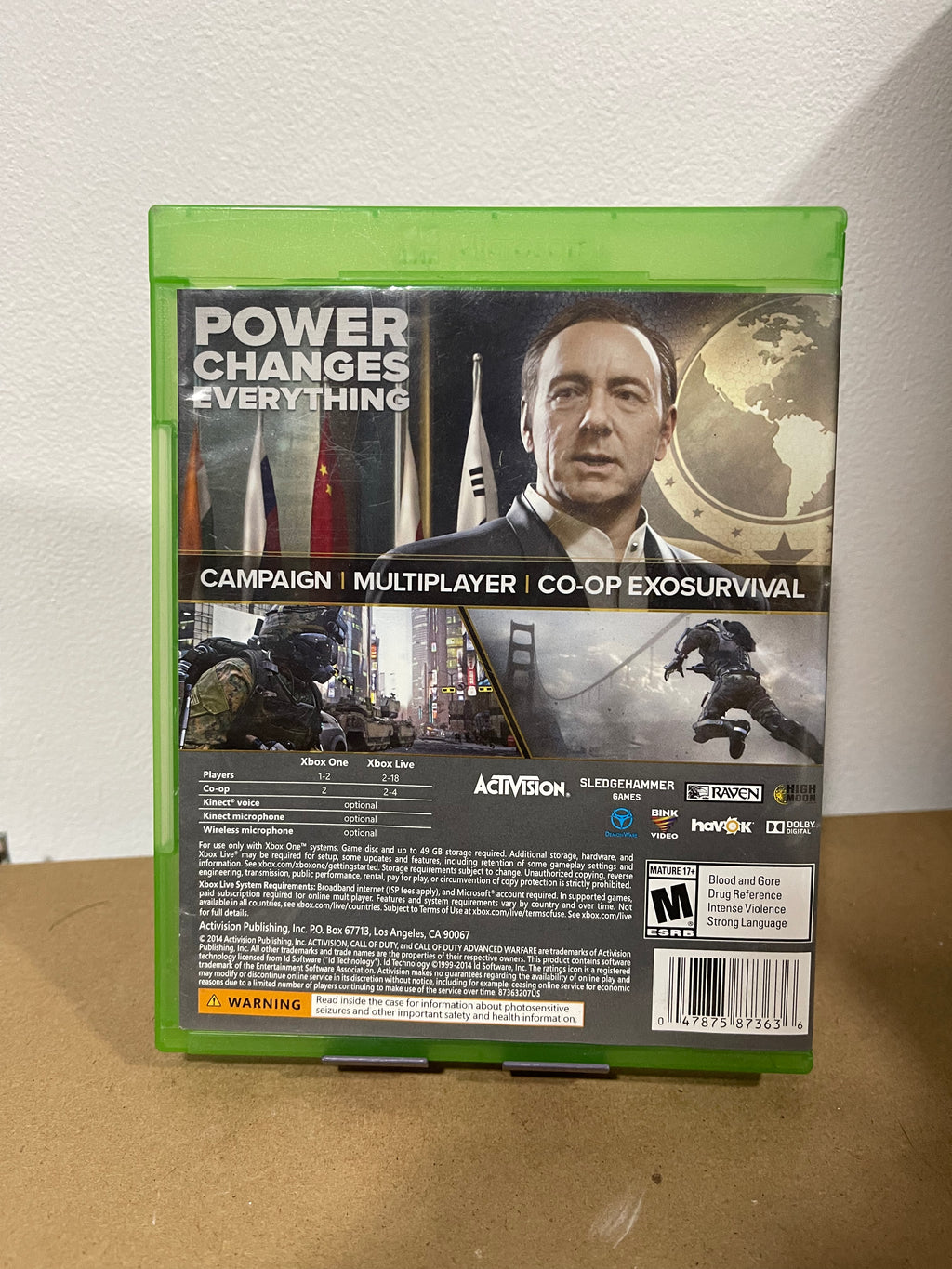 Call Of Duty: Advanced Warfare completo listo para jugar - Xbox One