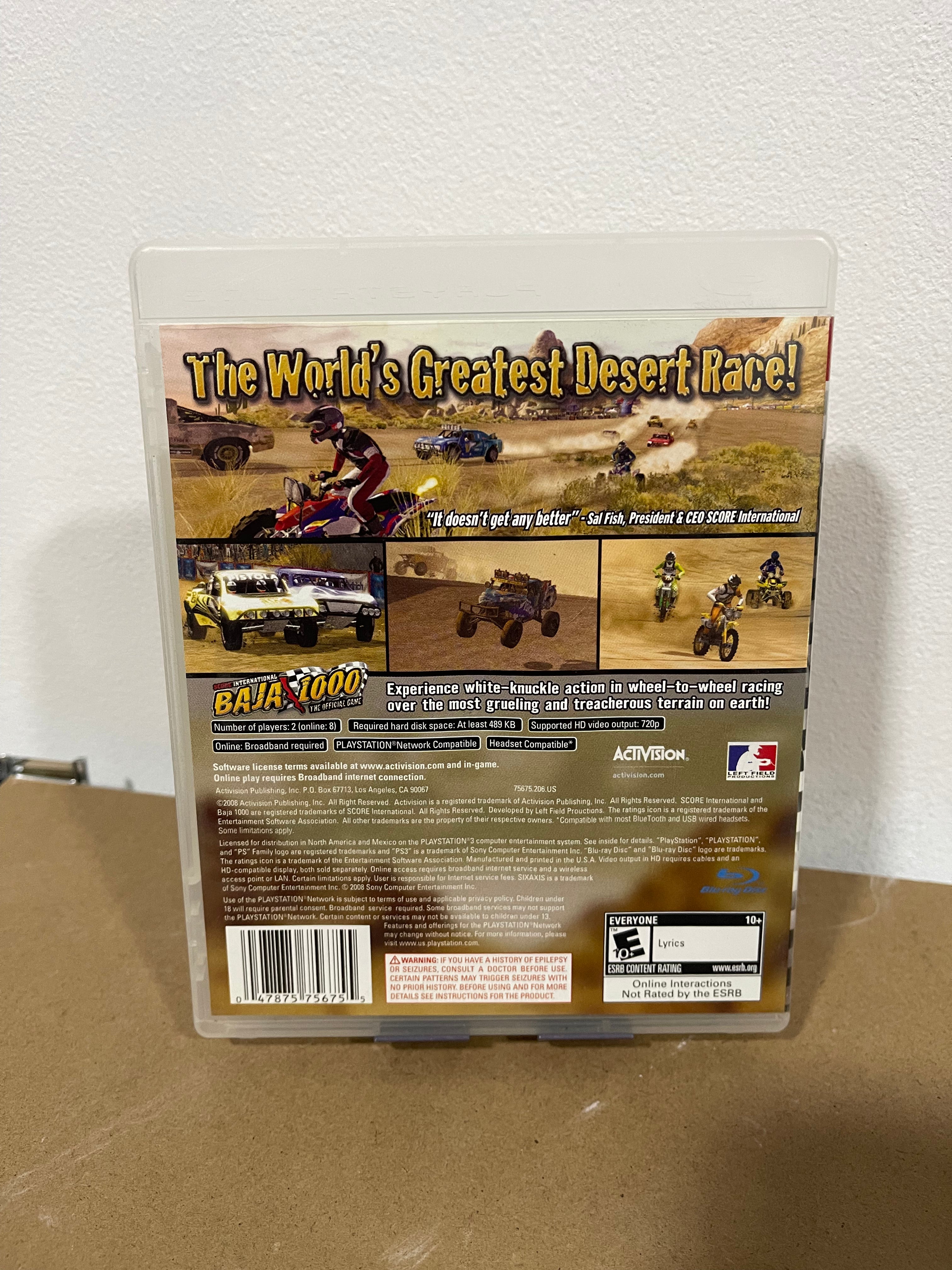 Score International Baja 1000 - PS3