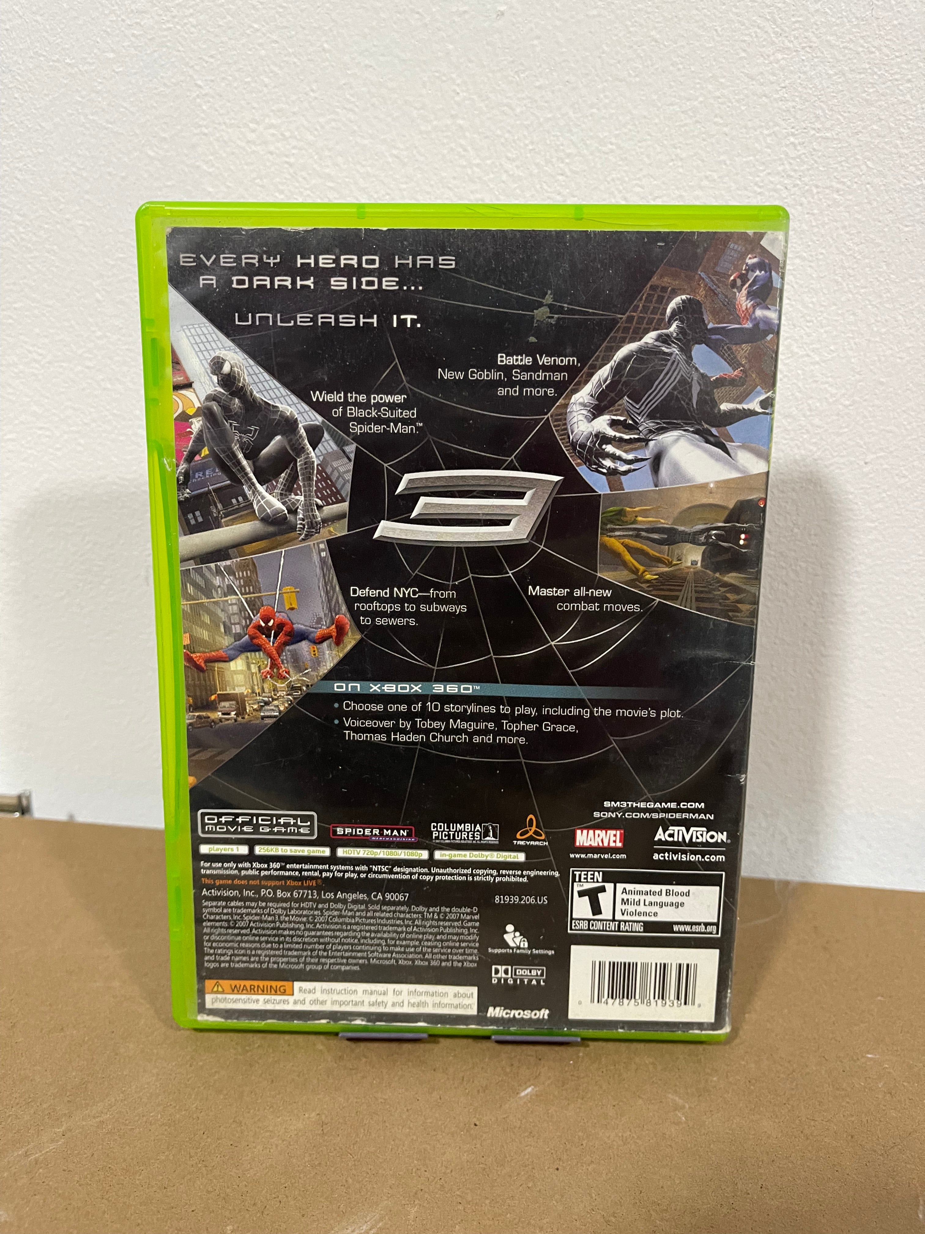 Spider-Man 3 (detalle) - Xbox 360