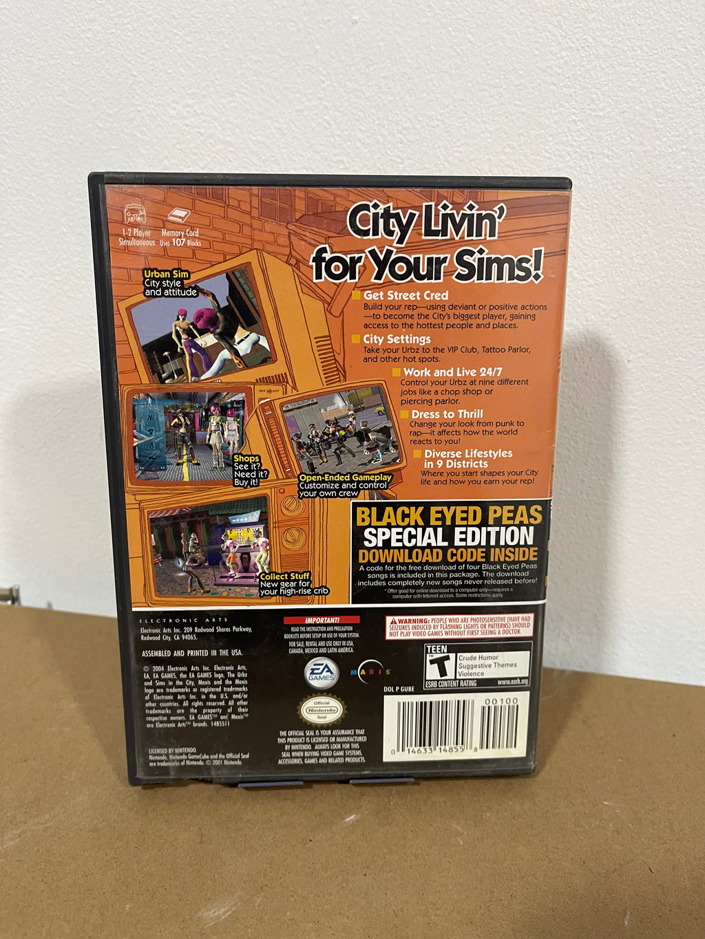 Urbz Sims in the City - Gamecube