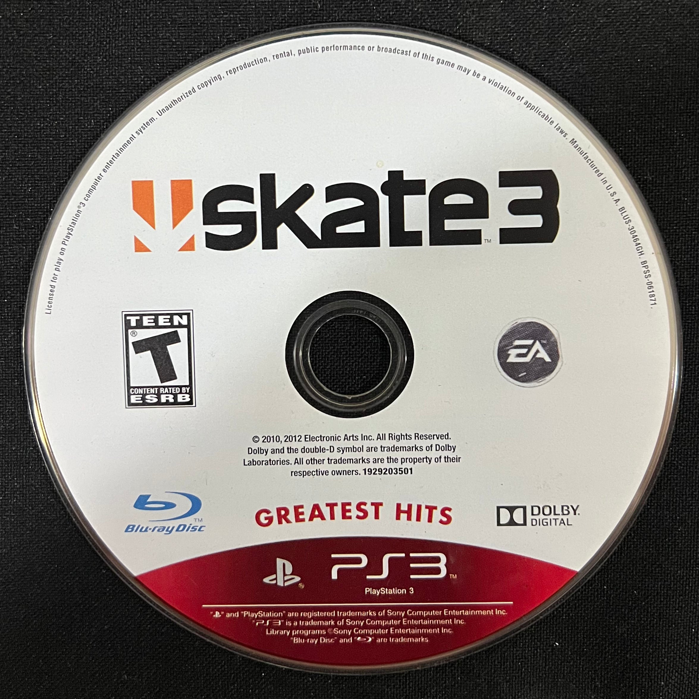 Skate 3 (Disco) - PS3