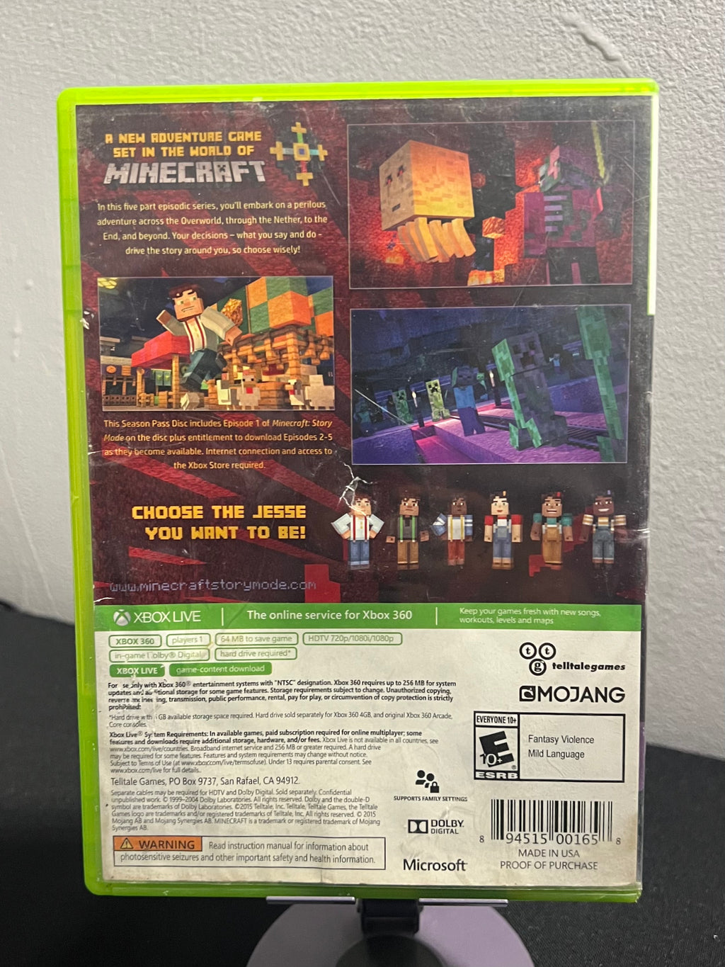 Minecraft Story mode - Xbox 360
