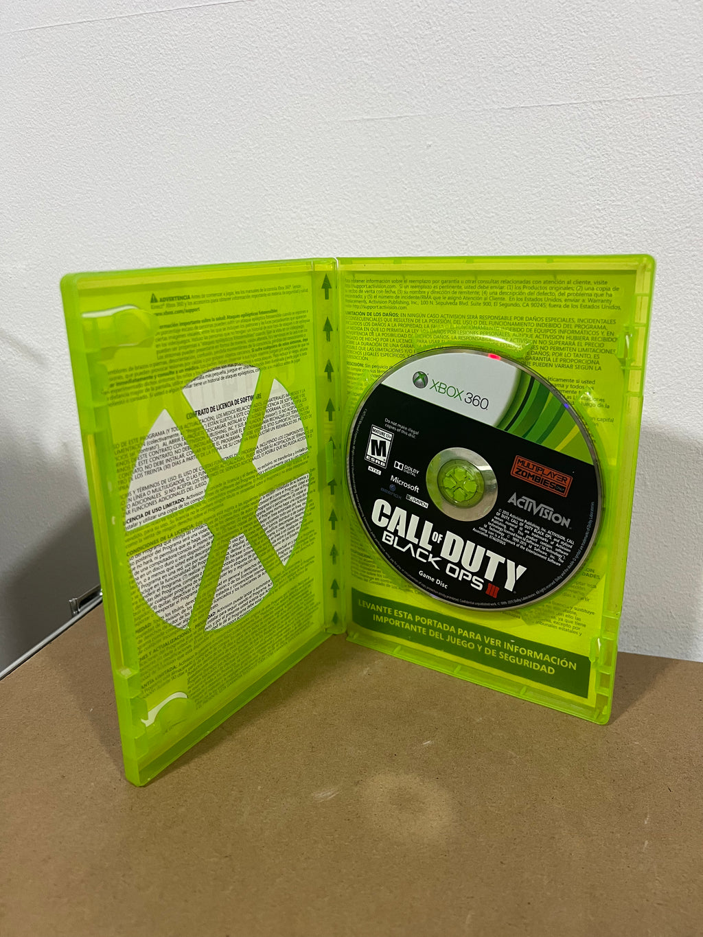 Call of Duty Black Ops III (baja) - Xbox 360