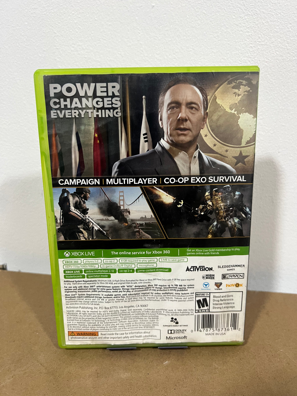 Call Of Duty: Advanced Warfare (2 Disc baja) - Xbox 360