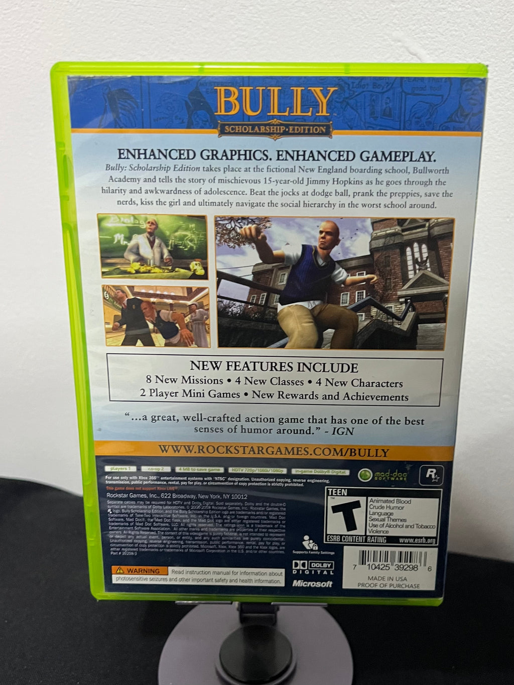 Bully Scholarship Edition - Xbox 360