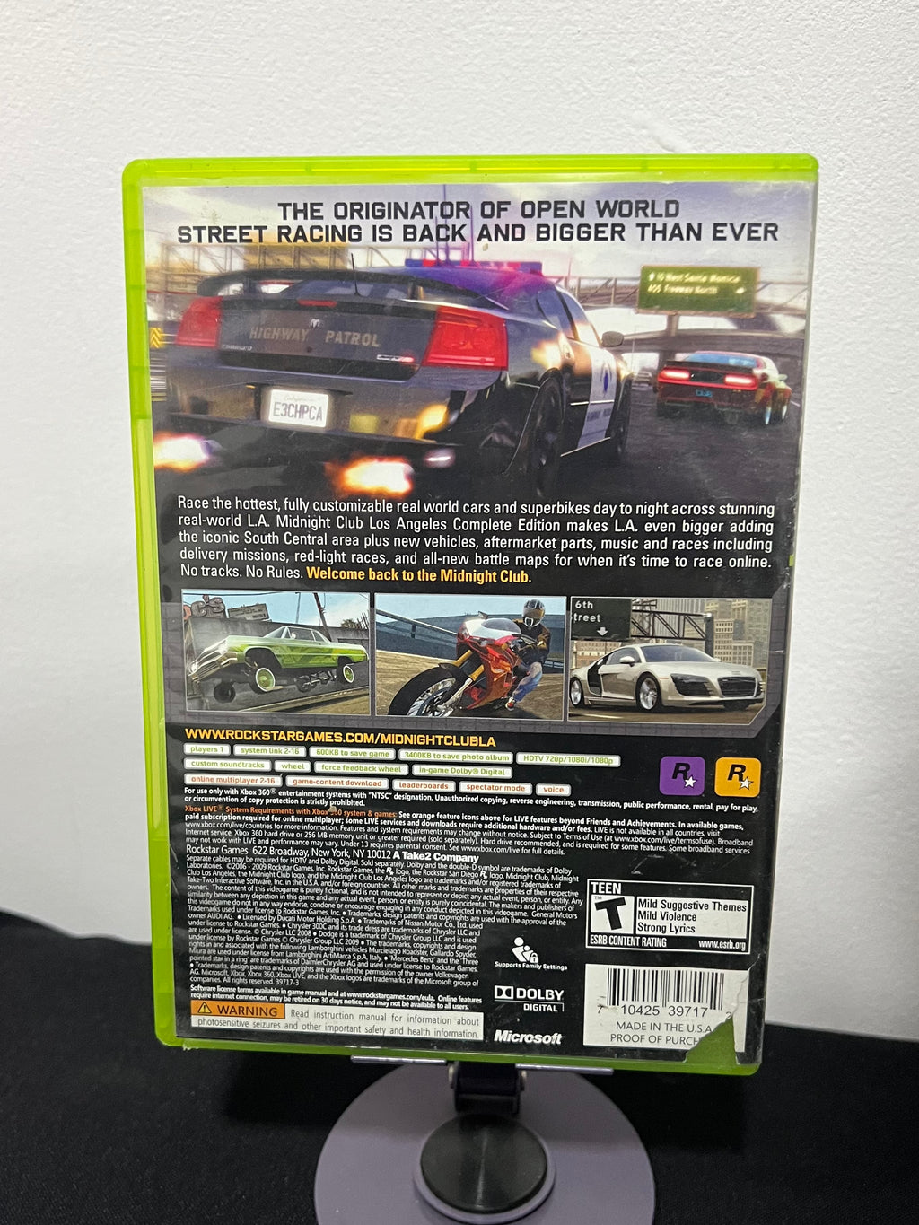Midnight Club Los Angeles - Xbox 360