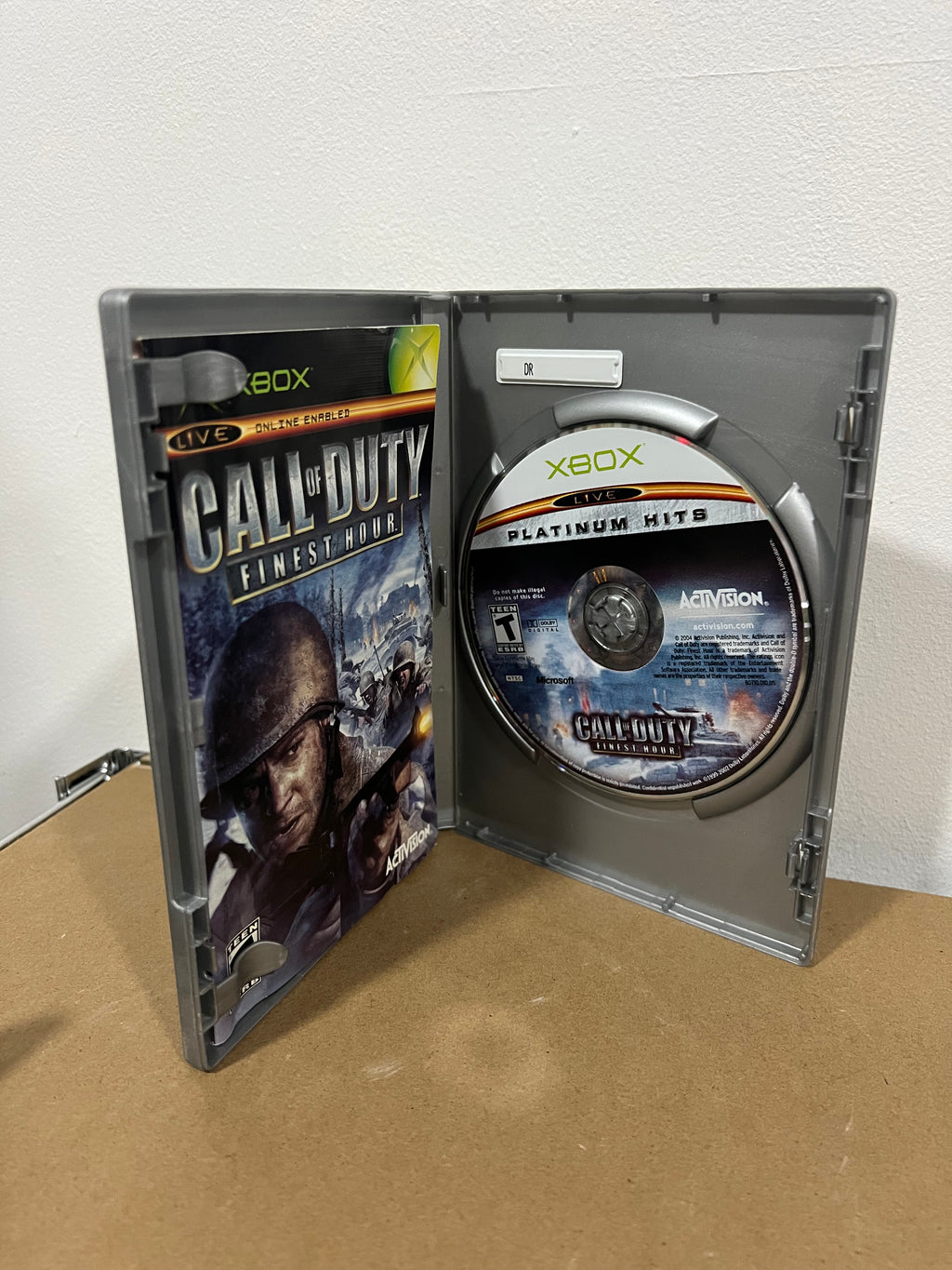 Call Of Duty Finest Hour (Platinum Hits) - Xbox completo listo para jugar
