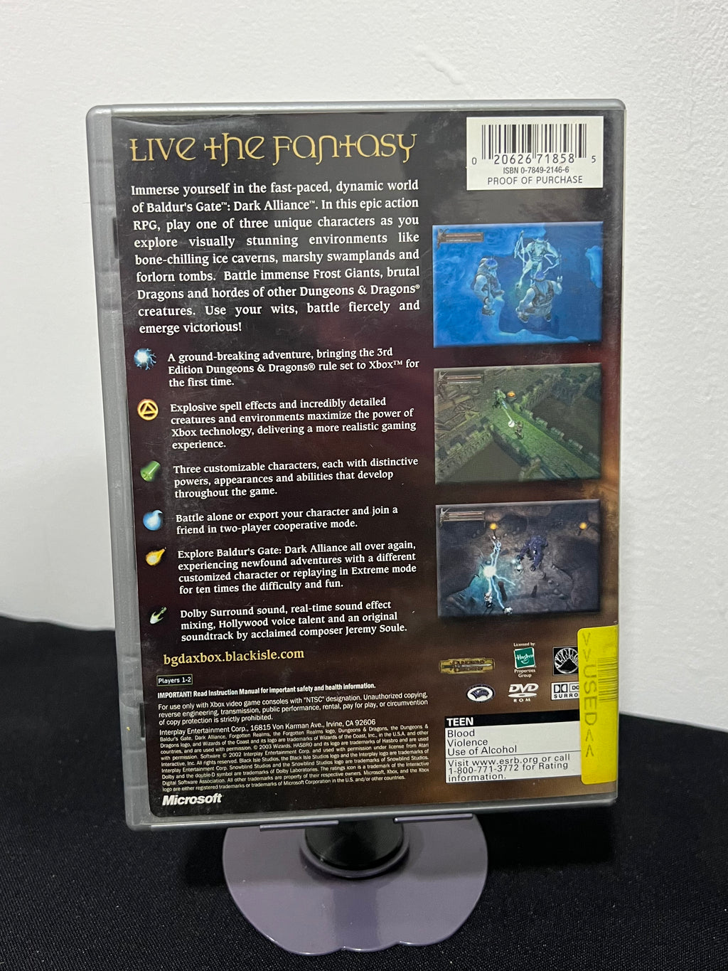 Baldur's Gate Dark Alliance - Xbox